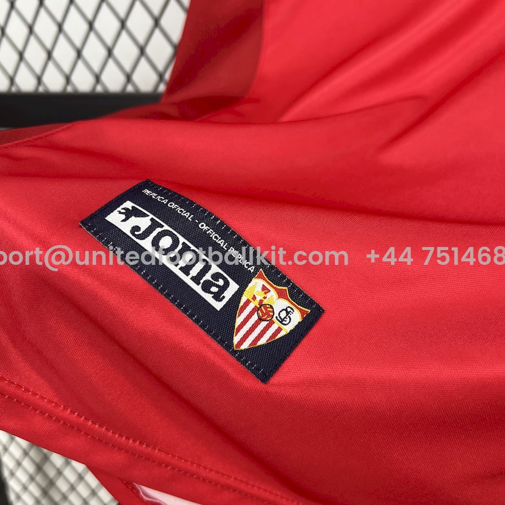 Unitedfootballkit.com | Retro Sevilla FC 2002-03 Home Jersey -Customize Name, Number and Patch | Worldwide Shipping