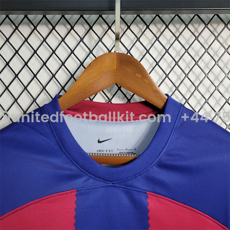 Unitedfootballkit.com | Barcelona 23-24 Home Jersey - Fans Version -Customize Name, Number and Patch | Worldwide Shipping