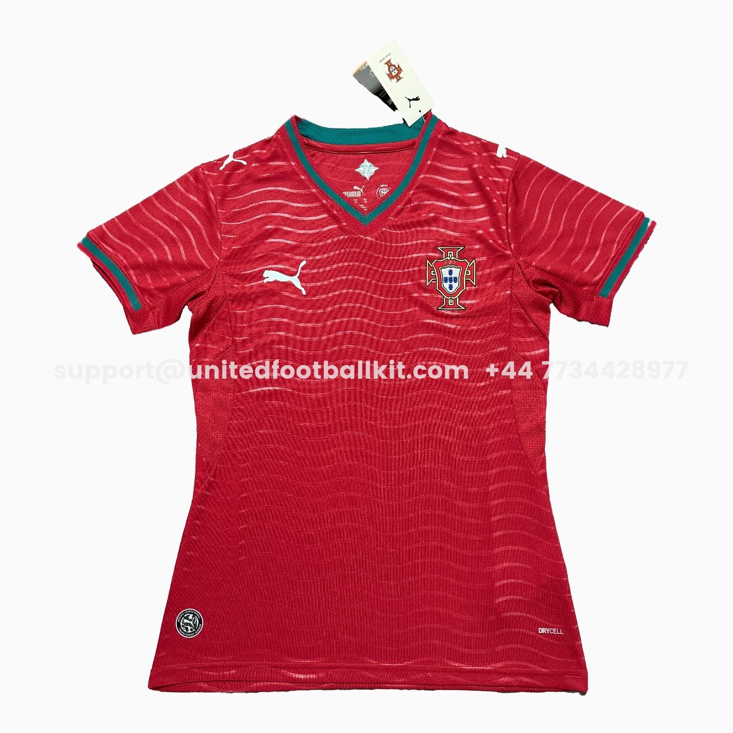 Unitedfootballkit.com | Women's Portugal 2026 Home Jersey -Customize Name, Number and Patch | Worldwide Shipping