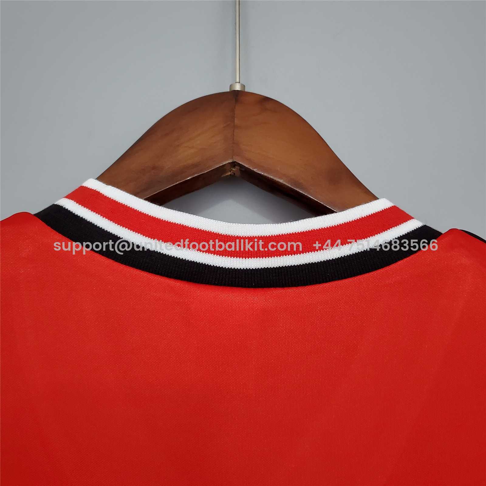 Unitedfootballkit.com | Retro Manchester United 85-86 Home Stadium Jersey -Customize Name, Number and Patch | Worldwide Shipping