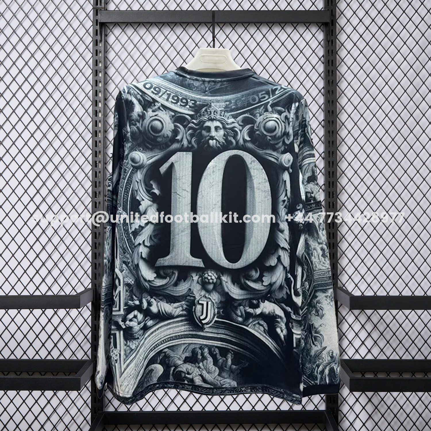 Unitedfootballkit.com | Juventus 25-26 Pre-Match Training Long Sleeves Jersey - Fans Version -Customize Name, Number and Patch | Worldwide Shipping