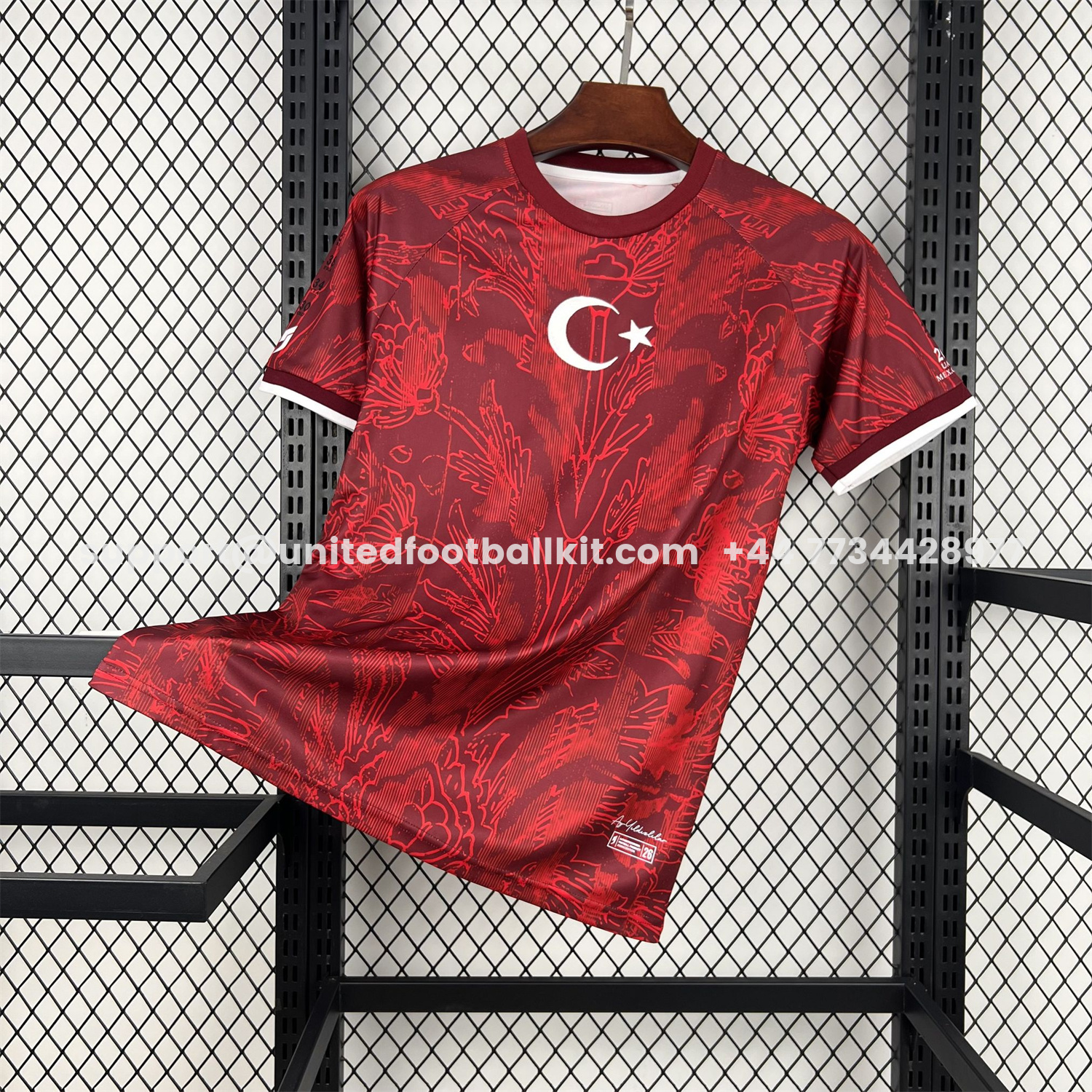 Turkey 2026 Red With Dark Red Patterns Special Edition Jersey - Fans Version:football jersey mysite: unitedjerseyfootball 邓江浪:football