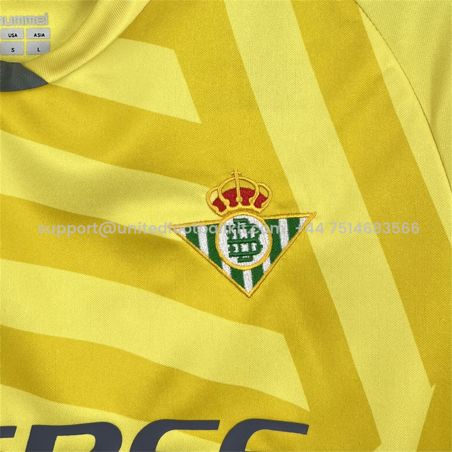 Unitedfootballkit.com | Real Betis 25-26 Yellow Goalkeeper Jersey - Fans Version -Customize Name, Number and Patch | Worldwide Shipping