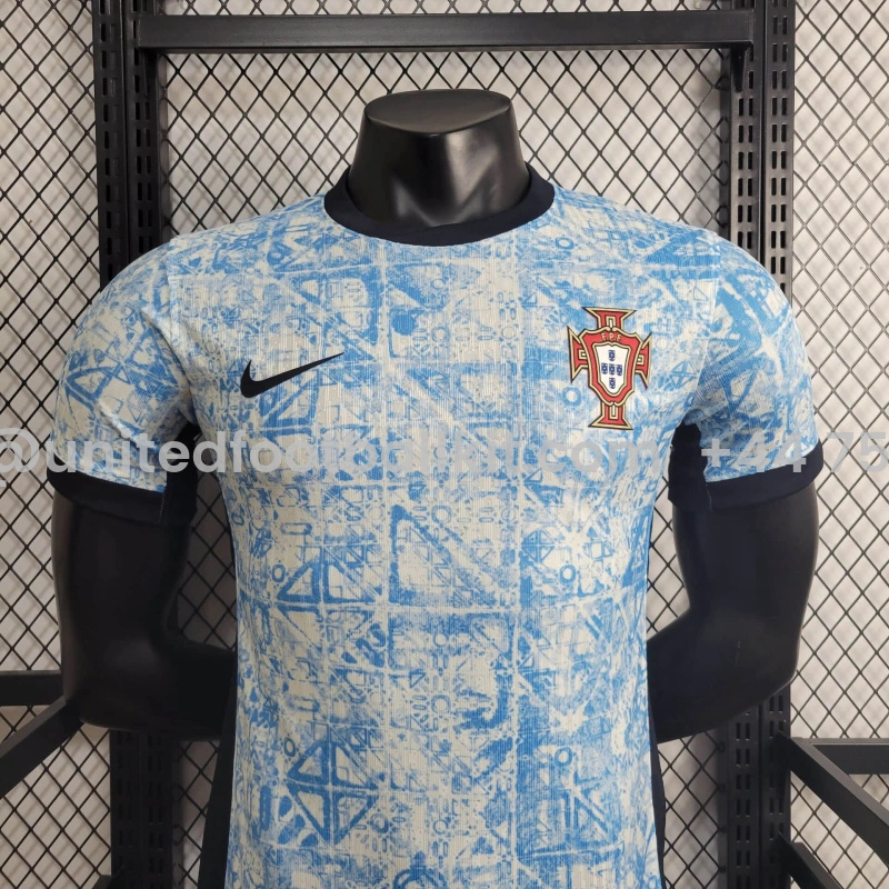 Unitedfootballkit.com | Portugal 2024 Away Stadium Jersey - Player Version -Customize Name, Number and Patch | Worldwide Shipping