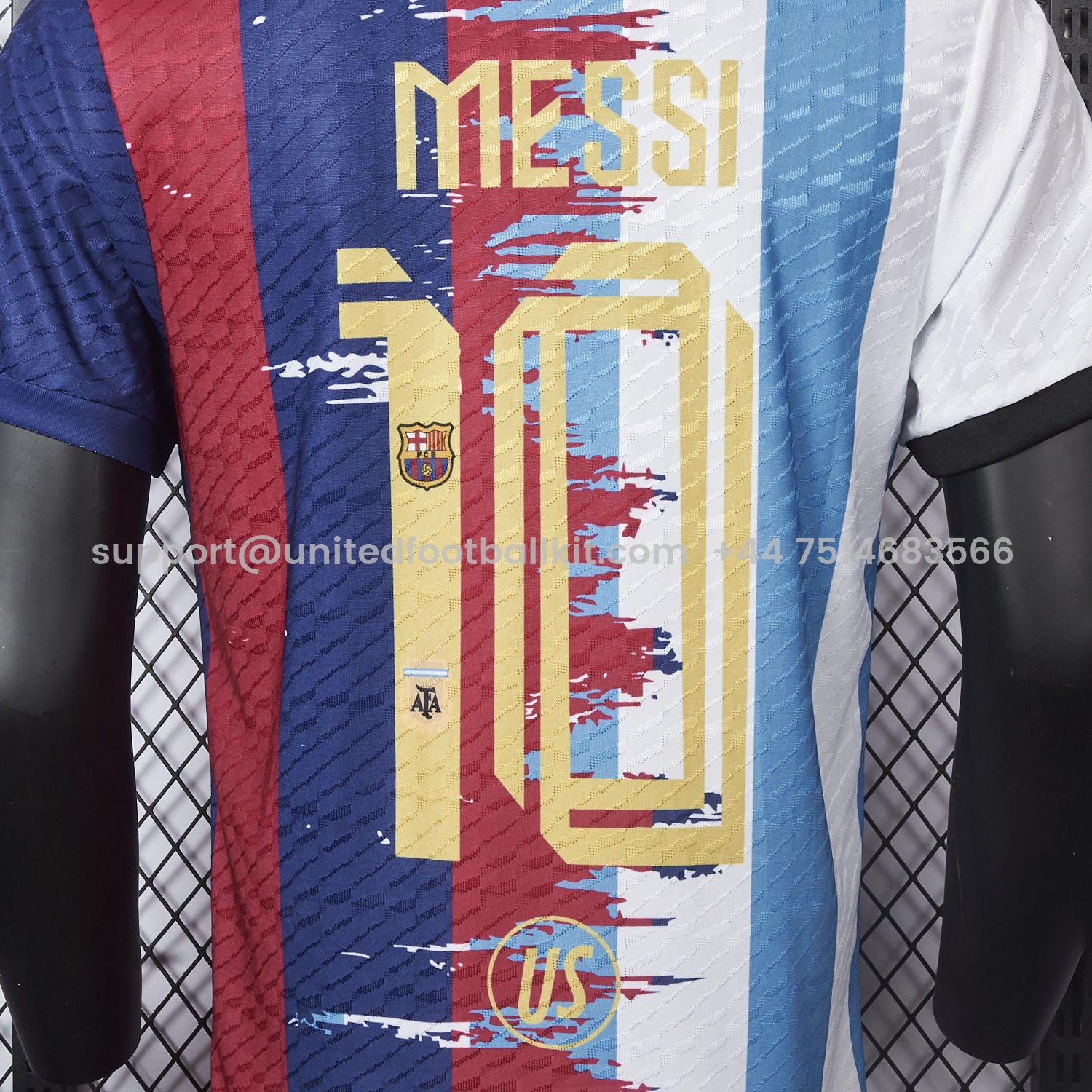 Unitedfootballkit.com | Messi 25-26 Argentina & Barcelona Special Jersey - Player Version -Customize Name, Number and Patch | Worldwide Shipping