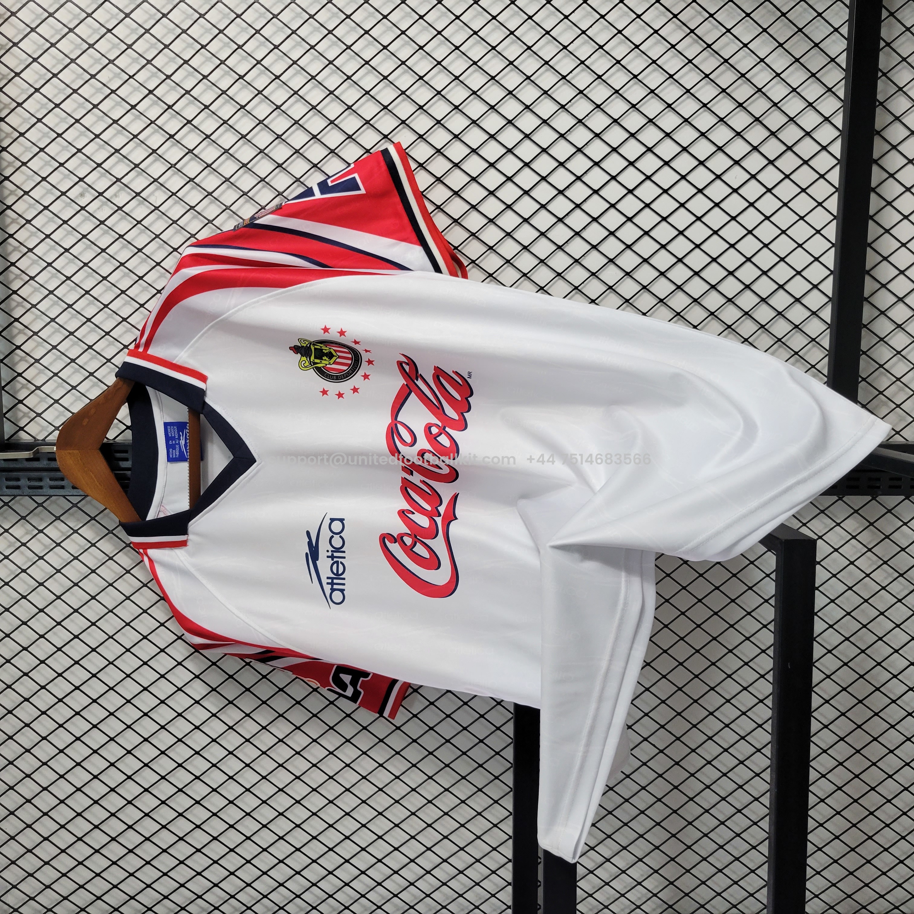 Unitedfootballkit.com | Retro Chivas de Guadalajara 98-99 Away Stadium Jersey -Customize Name, Number and Patch | Worldwide Shipping