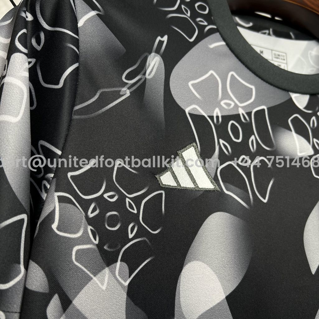 Unitedfootballkit.com | Benfica 24-25 Black Pre-match Training Jersey - Fans Version -Customize Name, Number and Patch | Worldwide Shipping