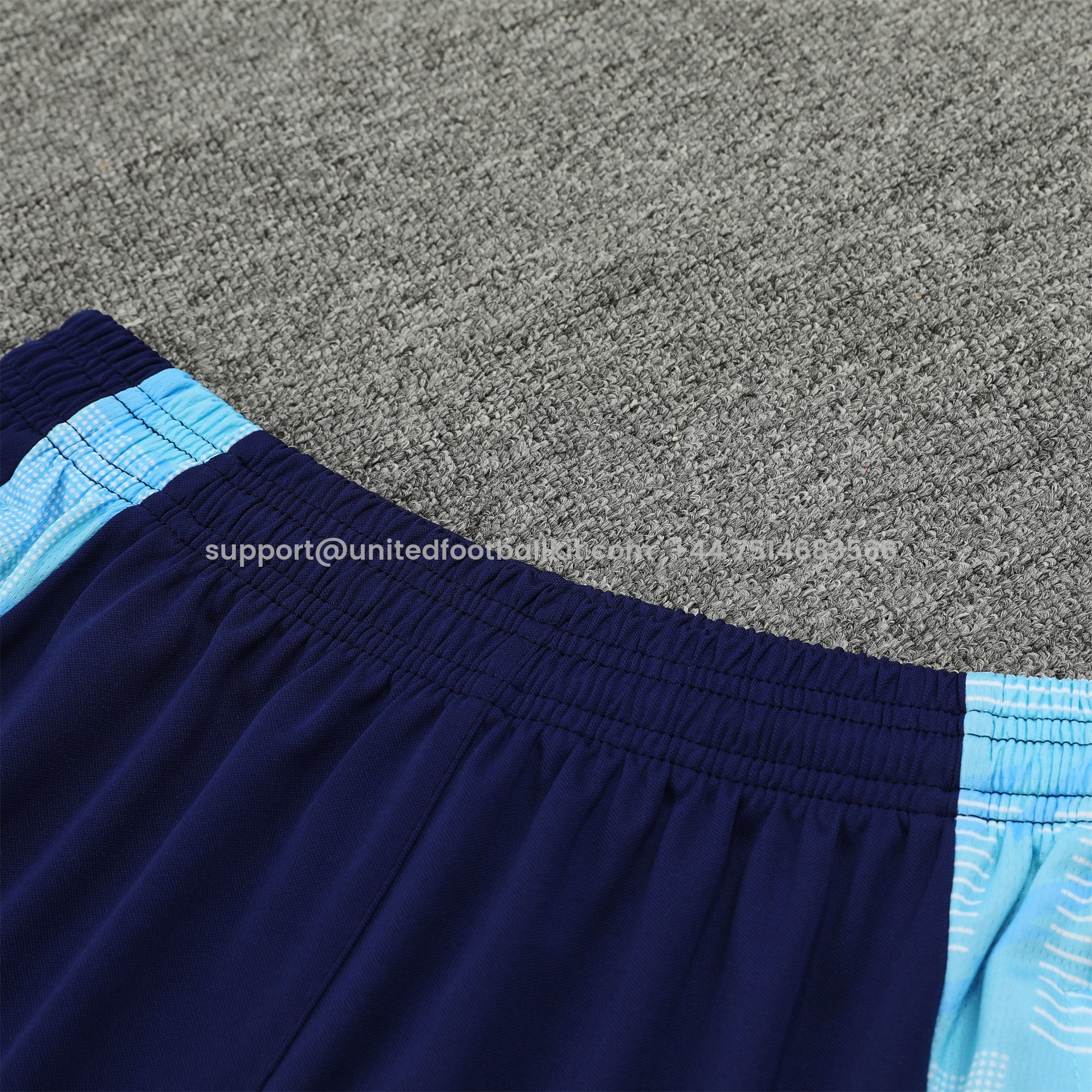 Unitedfootballkit.com | Arsenal 24-25 Vest Training Set - Blue -Customize Name, Number and Patch | Worldwide Shipping