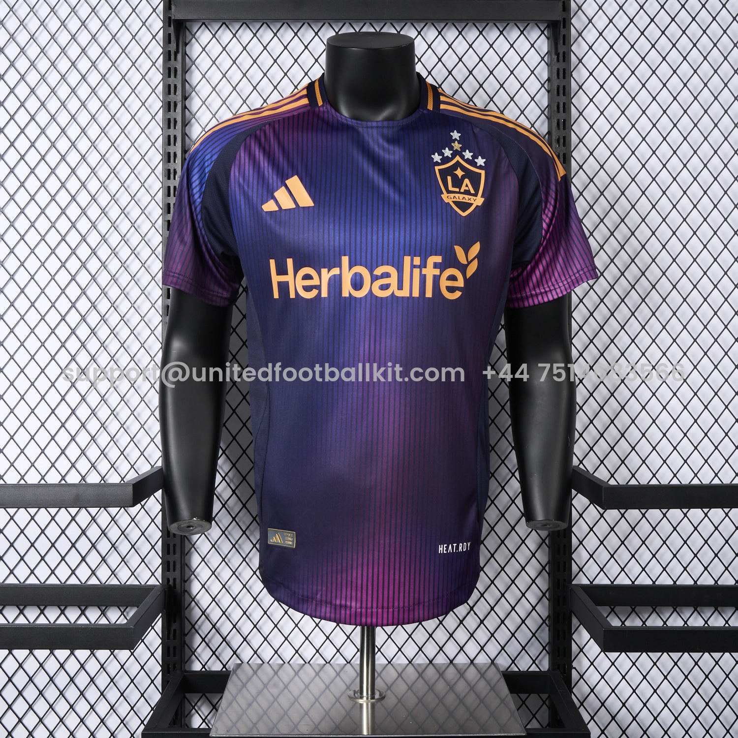 Unitedfootballkit.com | LA Galaxy 2025 Away Jersey - Player Version -Customize Name, Number and Patch | Worldwide Shipping