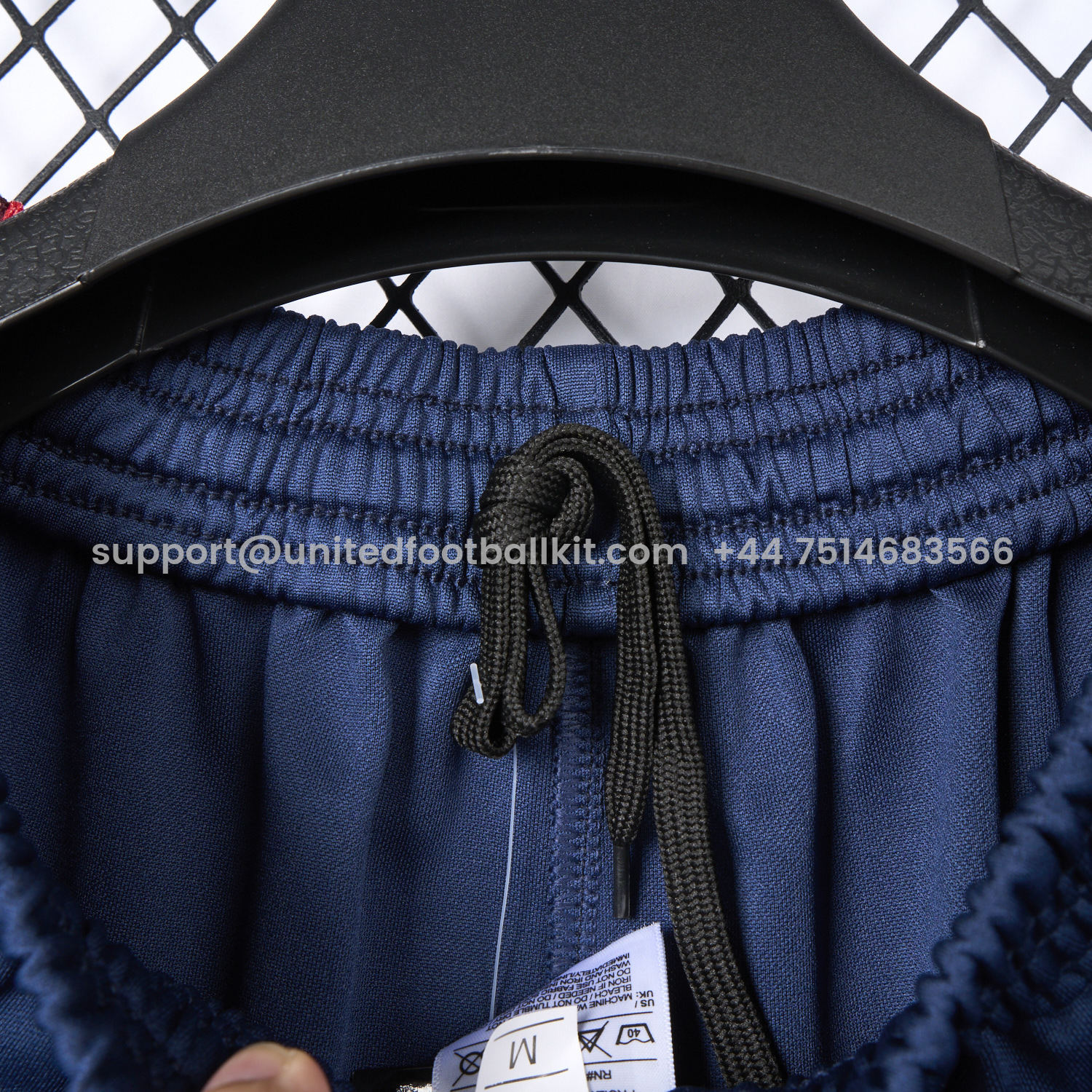 Unitedfootballkit.com | Olympique Lyonnais Lyon 24-25 Navy Blue Training Pants - Player Version -Customize Name, Number and Patch | Worldwide Shipping