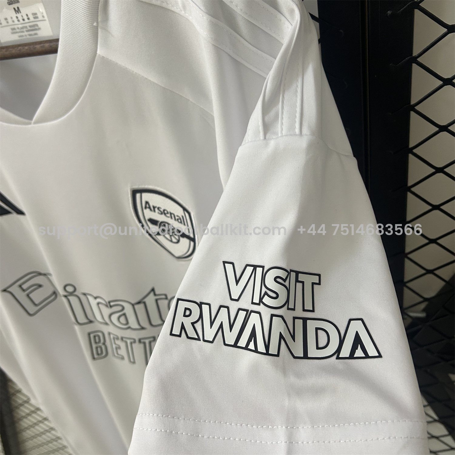 Unitedfootballkit.com | Arsenal 24-25 No More Red White Special Edition Jersey - Fans Version -Customize Name, Number and Patch | Worldwide Shipping