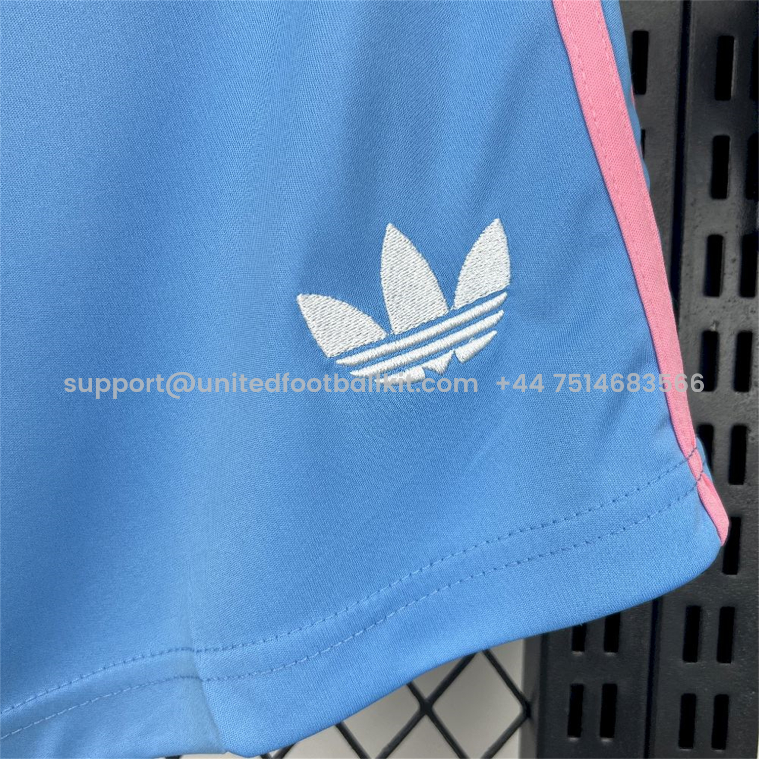 Unitedfootballkit.com | INT M.A.M 25-26 Third Blue Shorts - Fans Version -Customize Name, Number and Patch | Worldwide Shipping