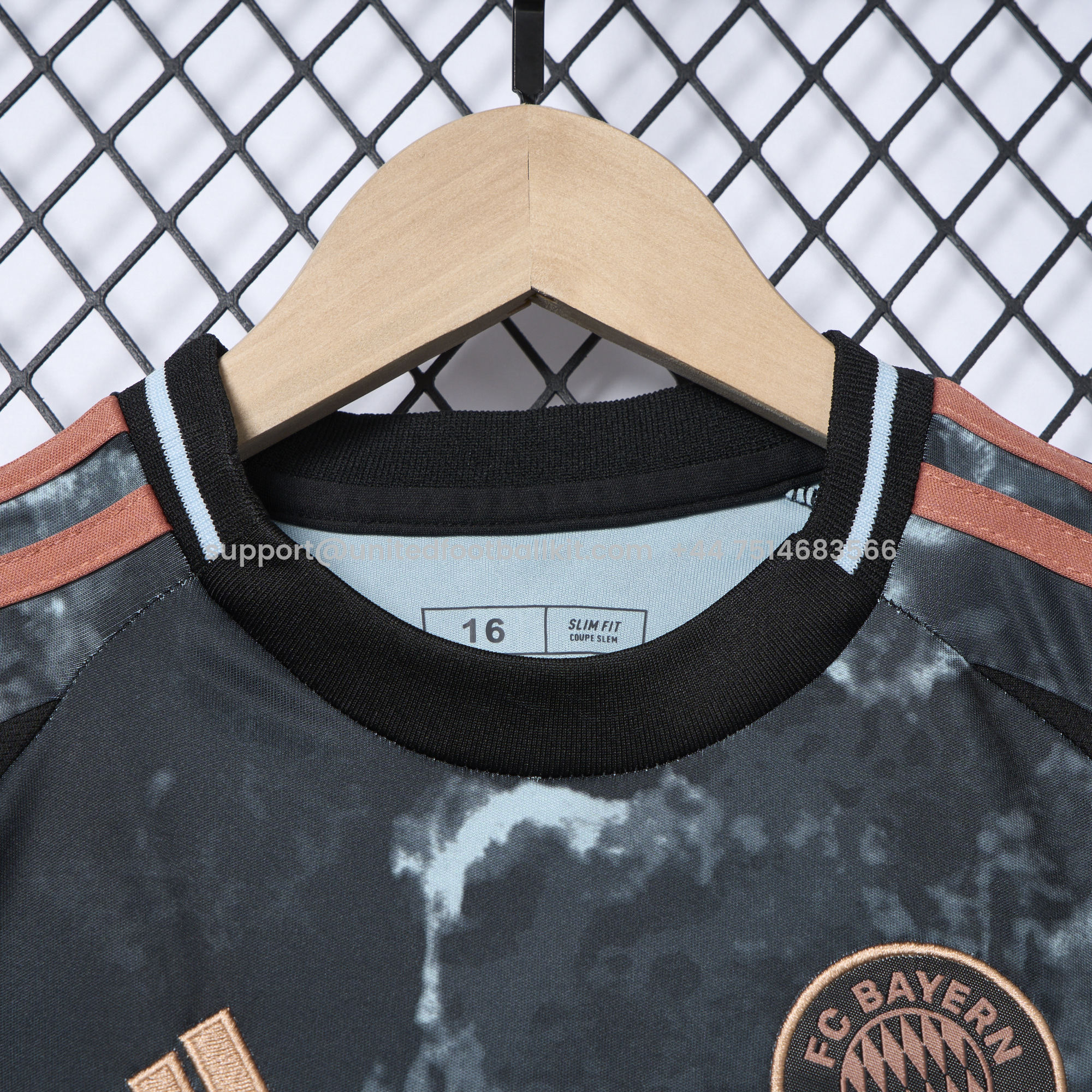 Unitedfootballkit.com | Bayern Munich 24-25 Away Kids Kit - Fans Version -Customize Name, Number and Patch | Worldwide Shipping