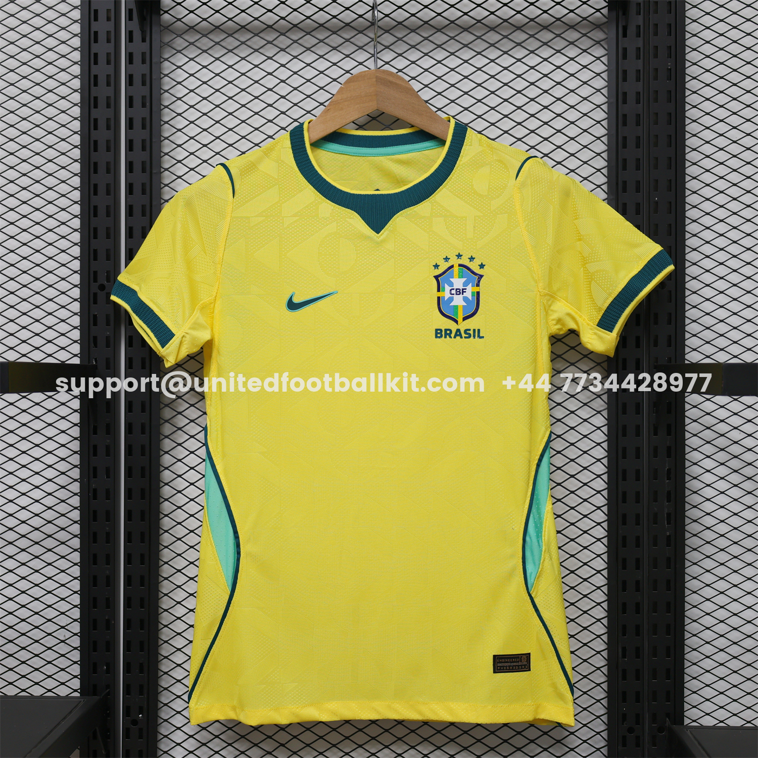 Unitedfootballkit.com | Women's Brazil 2026 Home Jersey - Player Version -Customize Name, Number and Patch | Worldwide Shipping