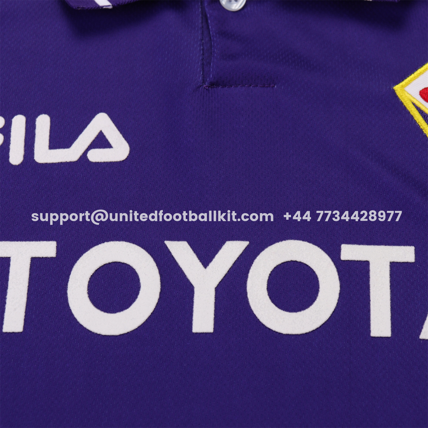 Unitedfootballkit.com | Retro Fiorentina 1999-00 Home Kids Kit -Customize Name, Number and Patch | Worldwide Shipping