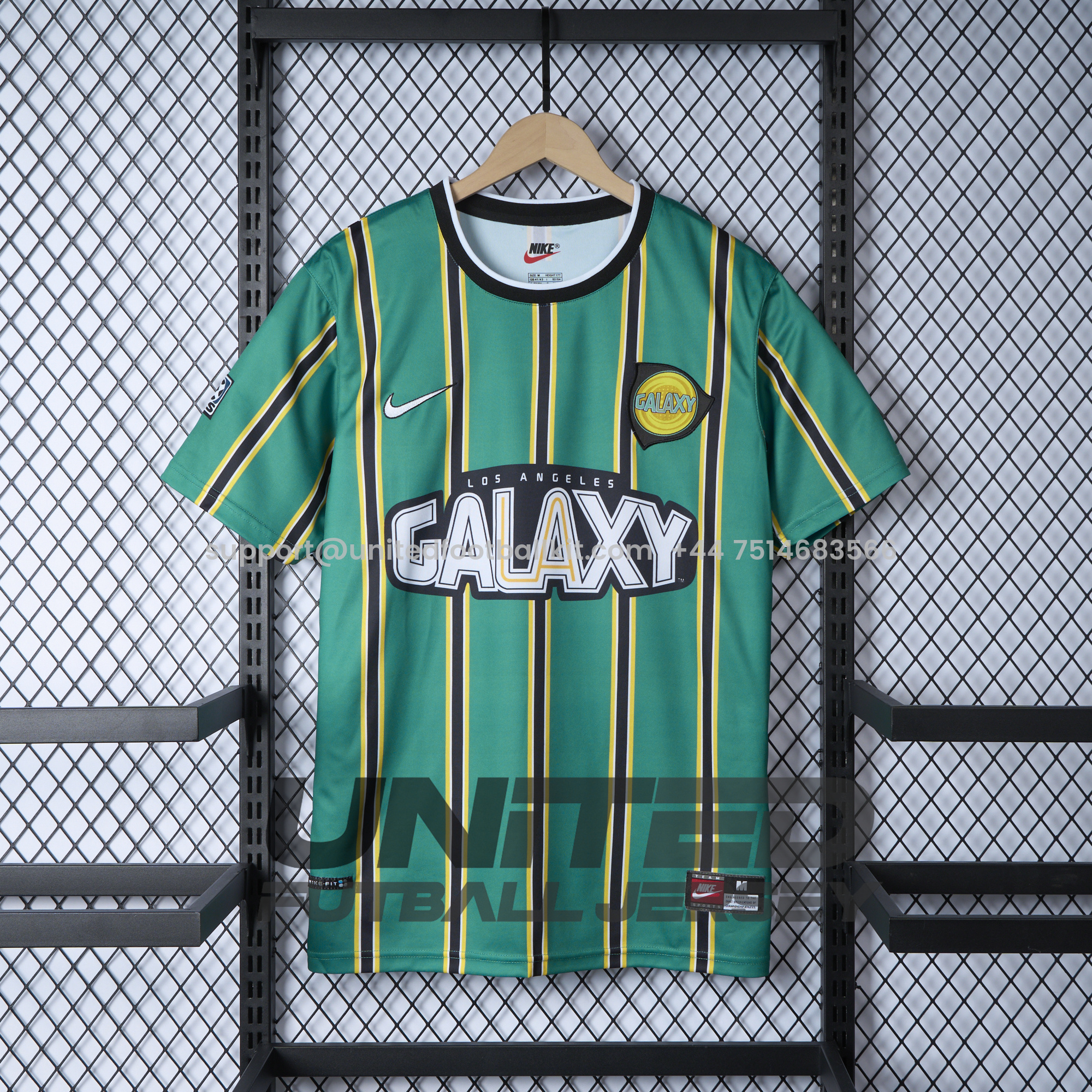 Unitedfootballkit.com | Retro La Galaxy 1999 Home Jersey -Customize Name, Number and Patch | Worldwide Shipping