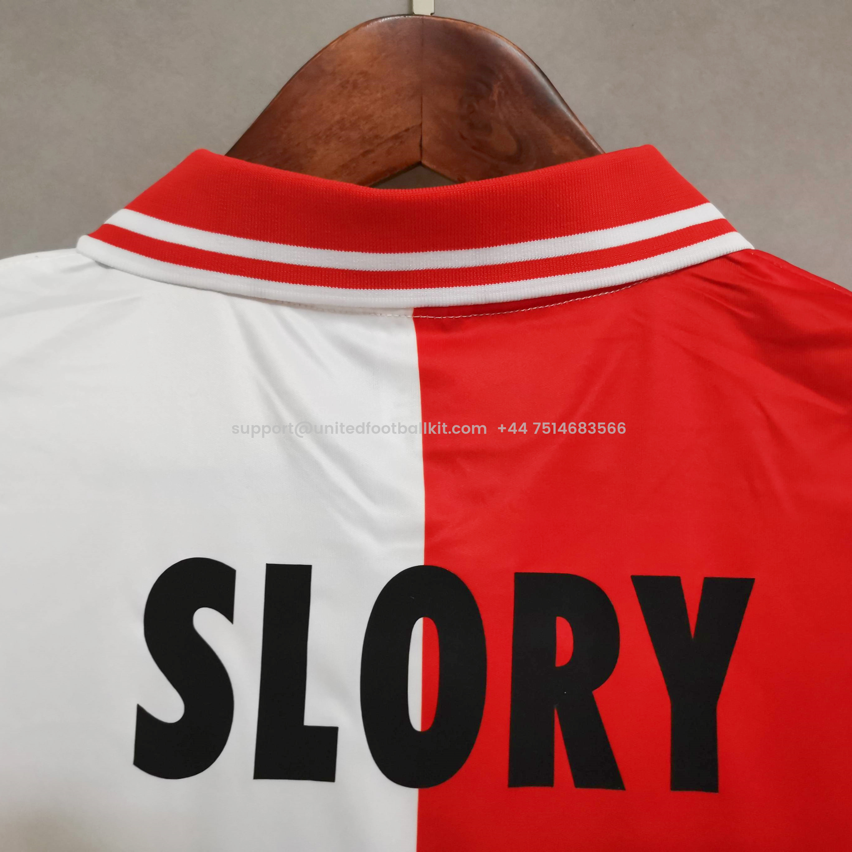 Unitedfootballkit.com | Retro Feyenoord 1994-96 Home Jersey -Customize Name, Number and Patch | Worldwide Shipping