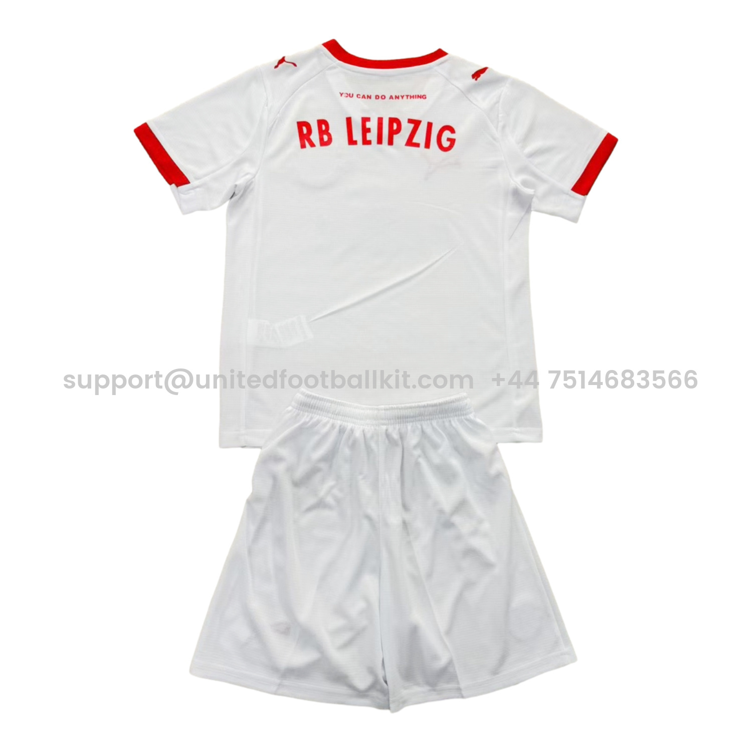 Unitedfootballkit.com | RB Leipzig 25-26 Home Kids Kit -Customize Name, Number and Patch | Worldwide Shipping