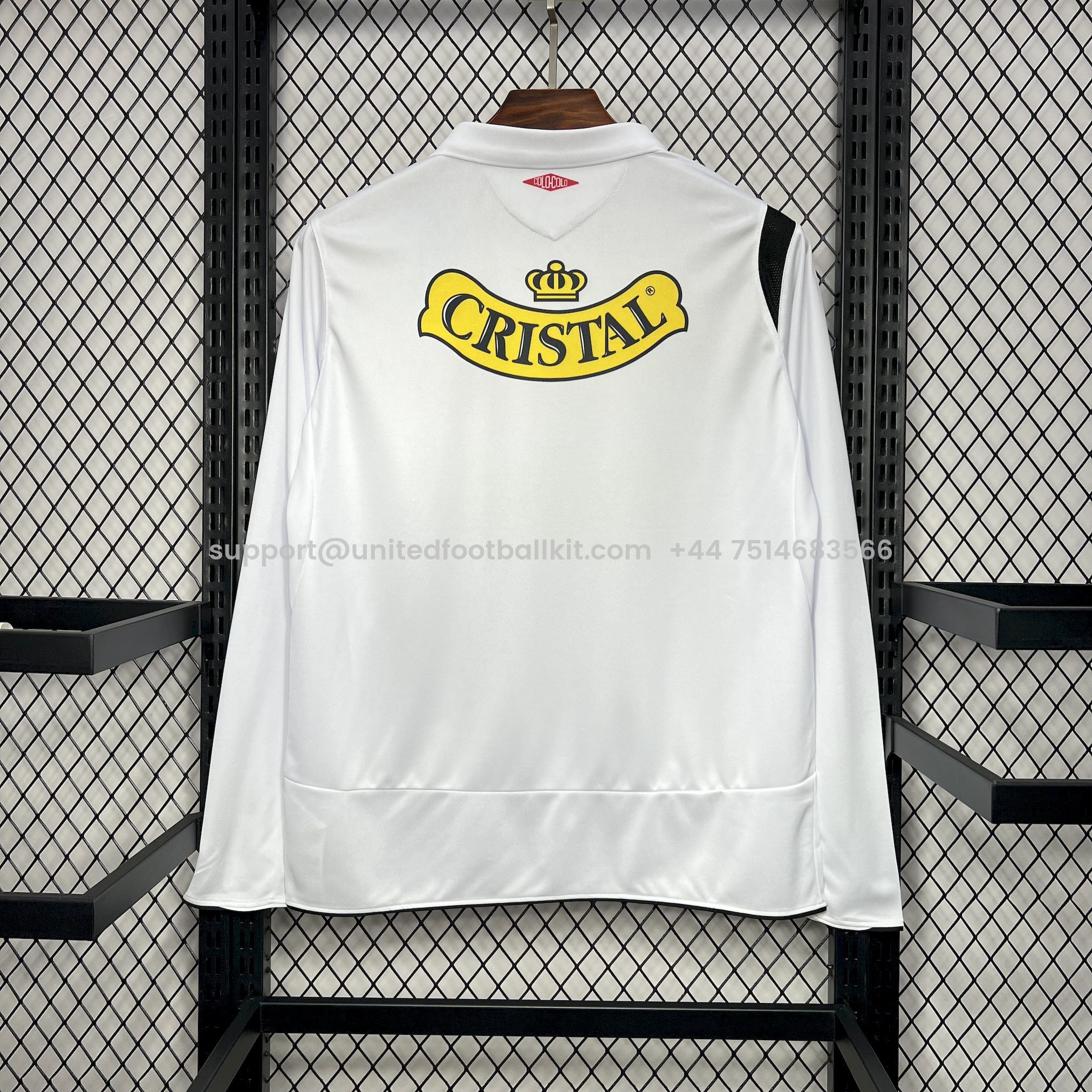 Unitedfootballkit.com | Retro Colo Colo 2006 Home Long Sleeve Jersey -Customize Name, Number and Patch | Worldwide Shipping