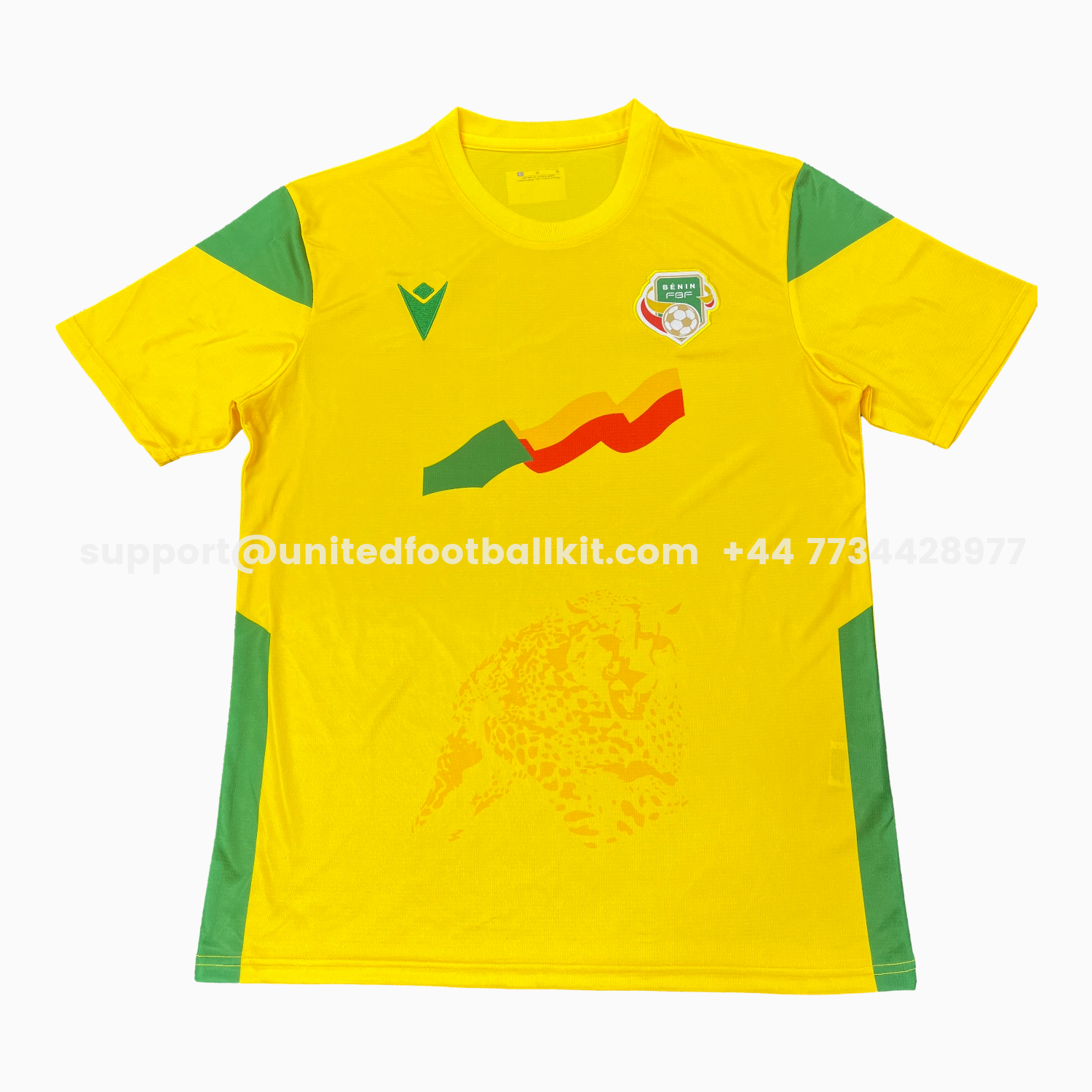 Unitedfootballkit.com | Benin 2026 Home Yellow Jersey - Fans Version -Customize Name, Number and Patch | Worldwide Shipping