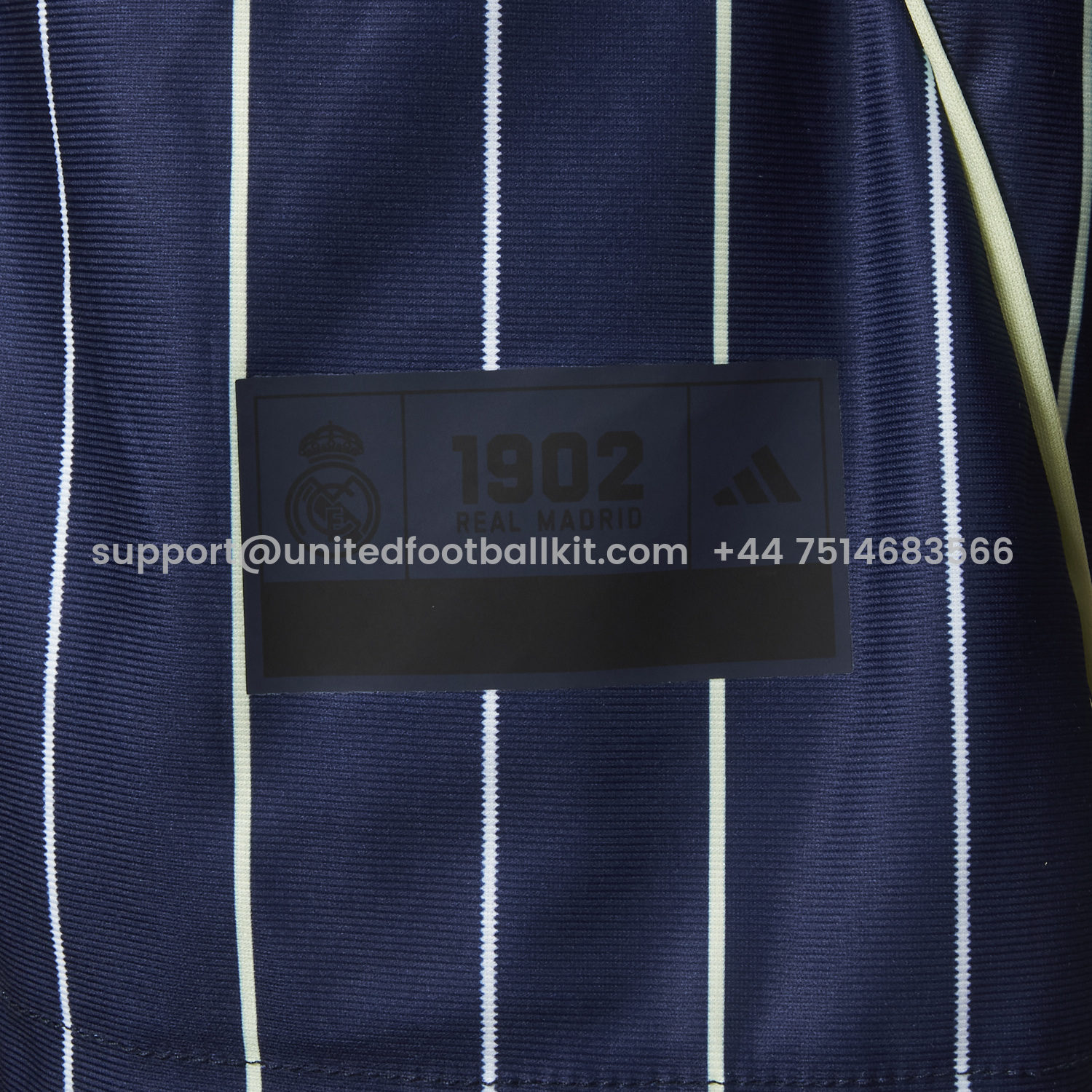 Unitedfootballkit.com | Real Madrid 25-26 Deep Blue Baseball Jersey - Player Version -Customize Name, Number and Patch | Worldwide Shipping