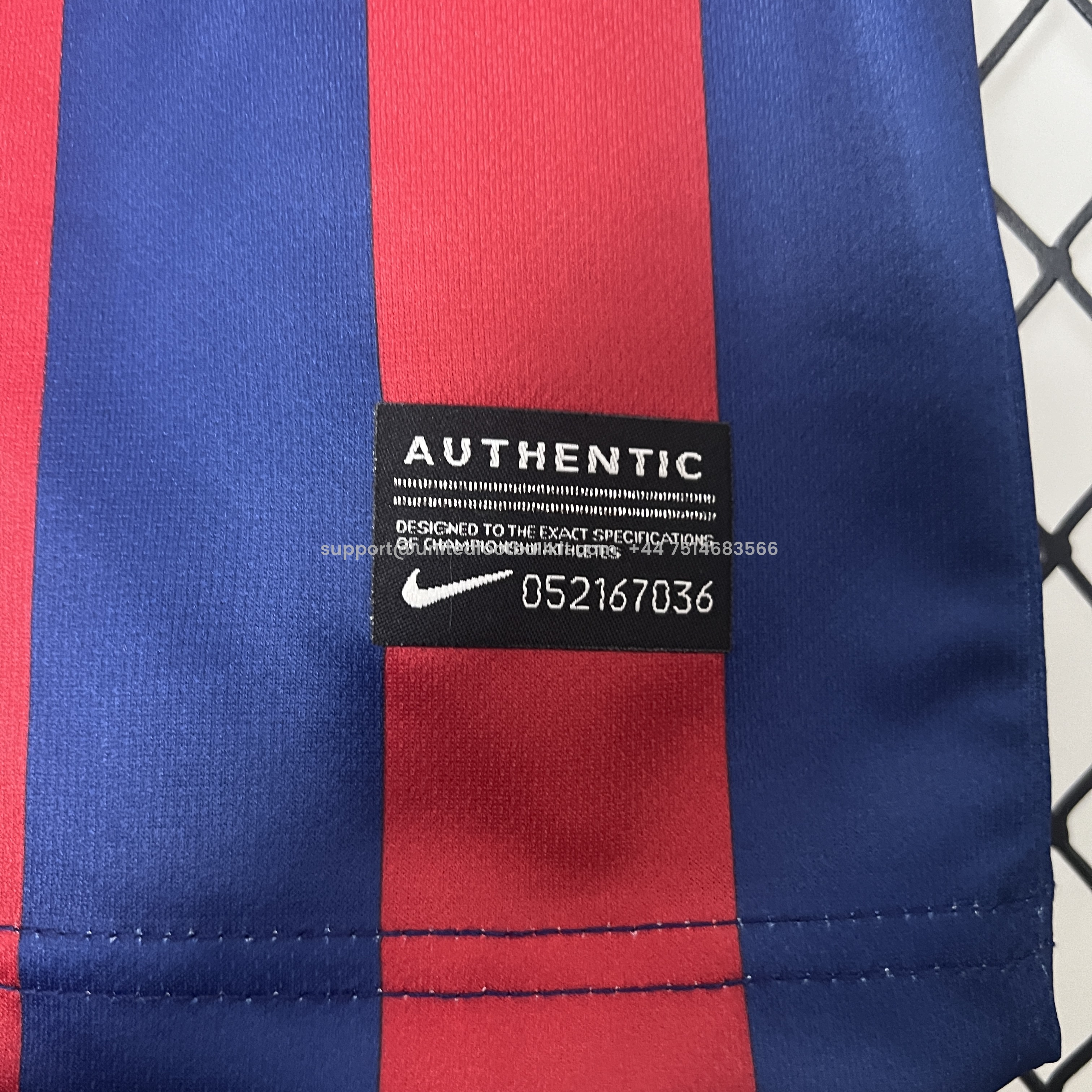 Unitedfootballkit.com | Retro Barcelona 2013-14 Home Stadium Kids Kit -Customize Name, Number and Patch | Worldwide Shipping