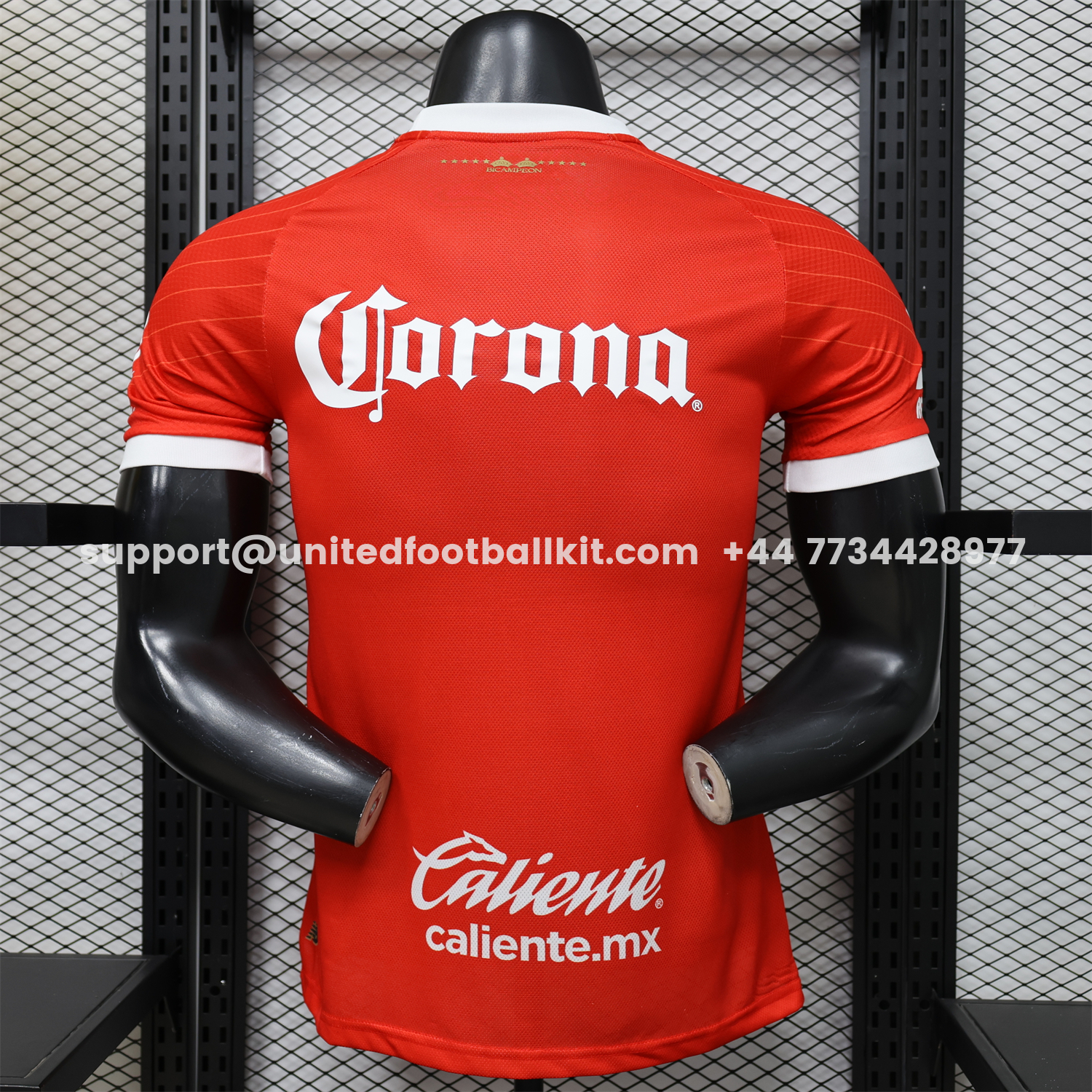 Unitedfootballkit.com | Toluca 26-27 Home Jersey - Player Version -Customize Name, Number and Patch | Worldwide Shipping