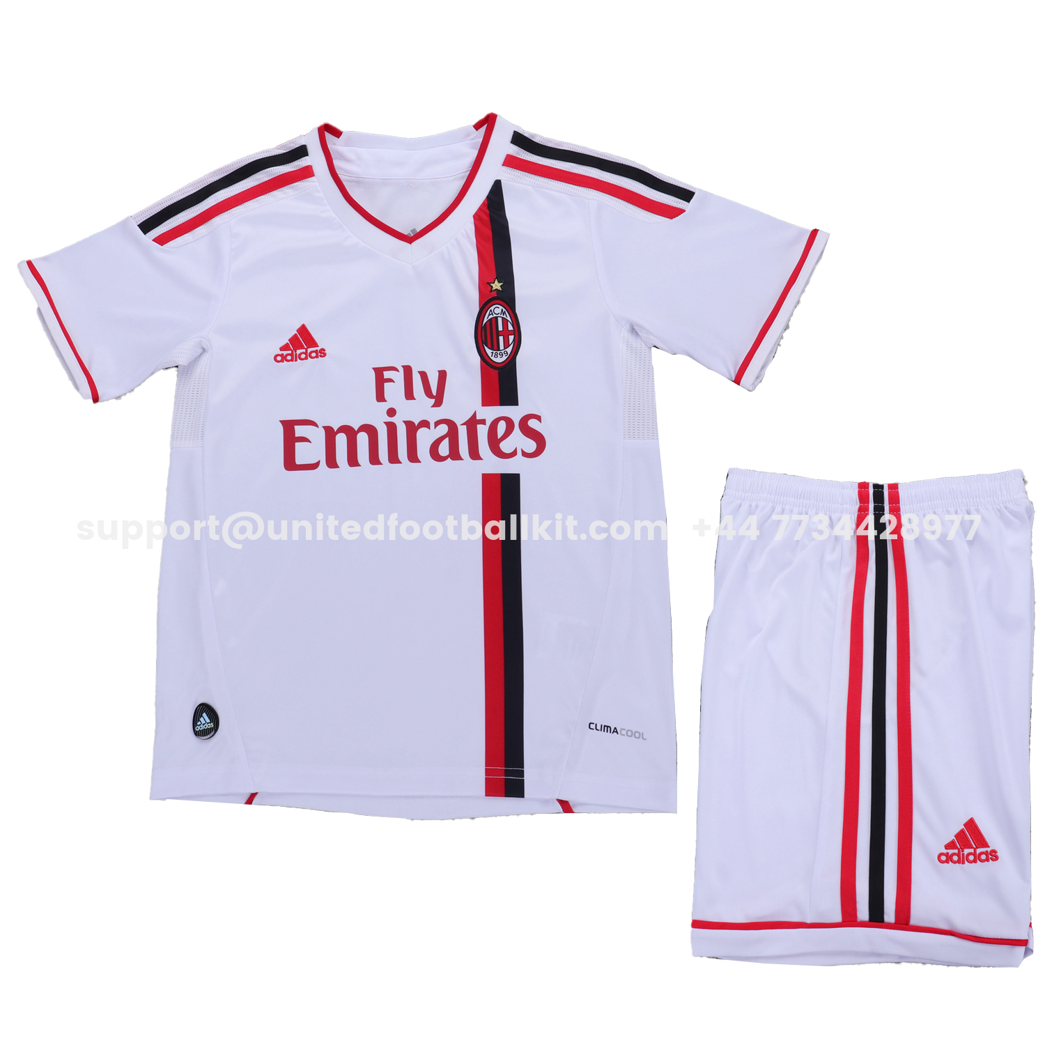 Unitedfootballkit.com | Retro AC Milan 2011-12 Away Kids Kit -Customize Name, Number and Patch | Worldwide Shipping