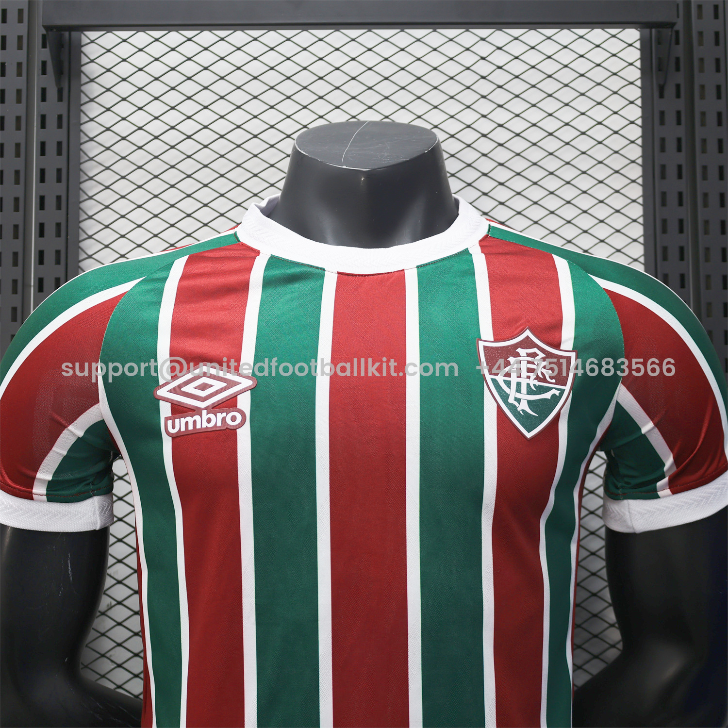 Unitedfootballkit.com | Fluminense 25-26 Home Jersey - Player Version -Customize Name, Number and Patch | Worldwide Shipping