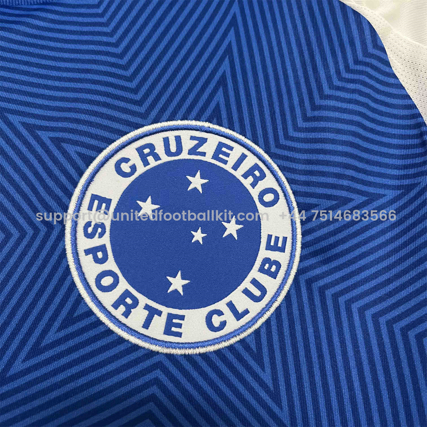 Unitedfootballkit.com | Cruzeiro 25-26 Home Jersey - Fans Version -Customize Name, Number and Patch | Worldwide Shipping