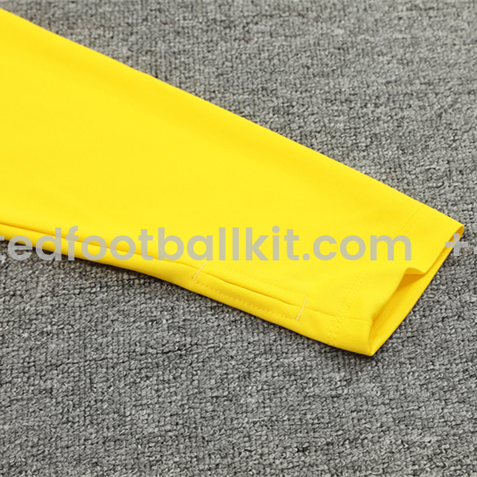 Unitedfootballkit.com | Dortmund 24-25 Long Sleeve Training Set - Yellow -Customize Name, Number and Patch | Worldwide Shipping