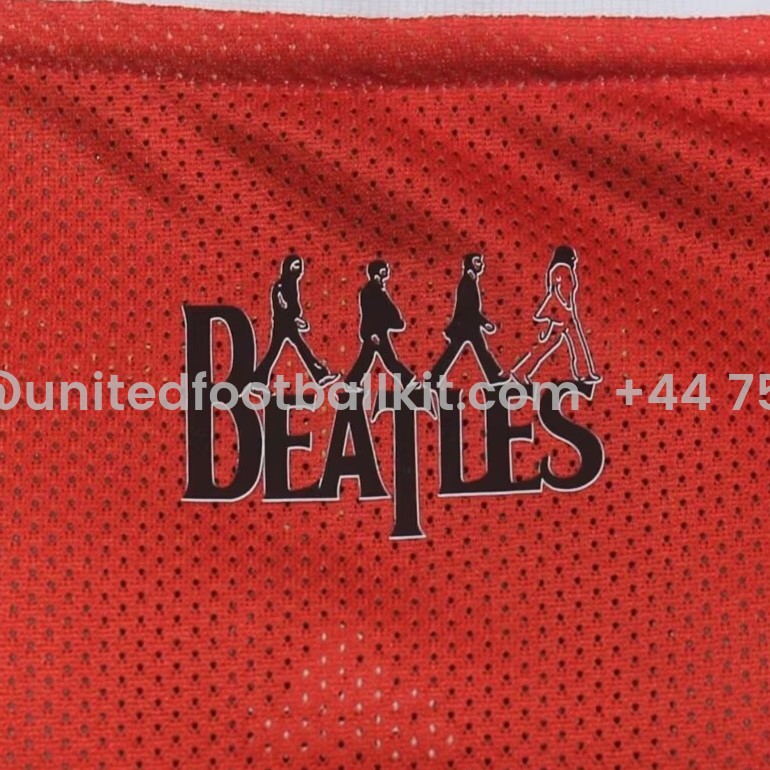 Unitedfootballkit.com | Liver.pool X THE BEATLES 24-25 Red Special Edition Jersey - Player Version -Customize Name, Number and Patch | Worldwide Shipping
