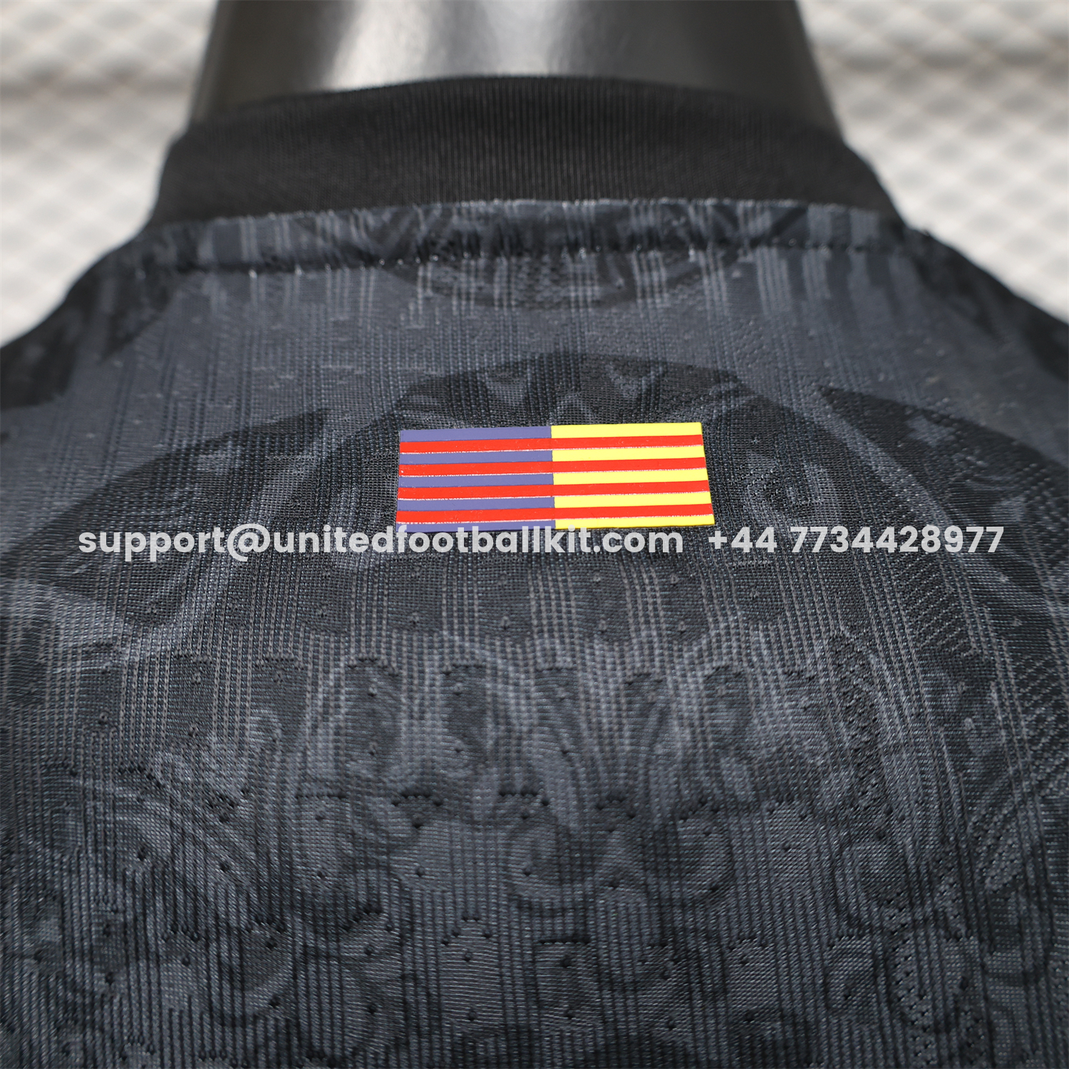 Unitedfootballkit.com | Barcelona 25-26 Jordan Black Special Jersey - Player Version -Customize Name, Number and Patch | Worldwide Shipping