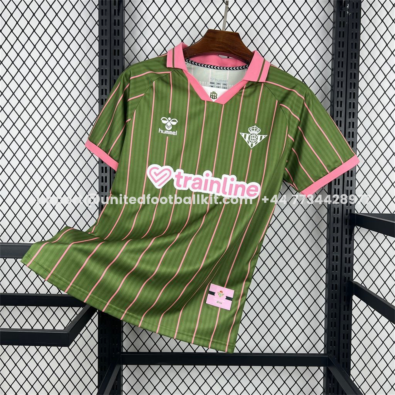 Unitedfootballkit.com | Real Betis 25-26 Pre-Match Jersey - Fans Version -Customize Name, Number and Patch | Worldwide Shipping