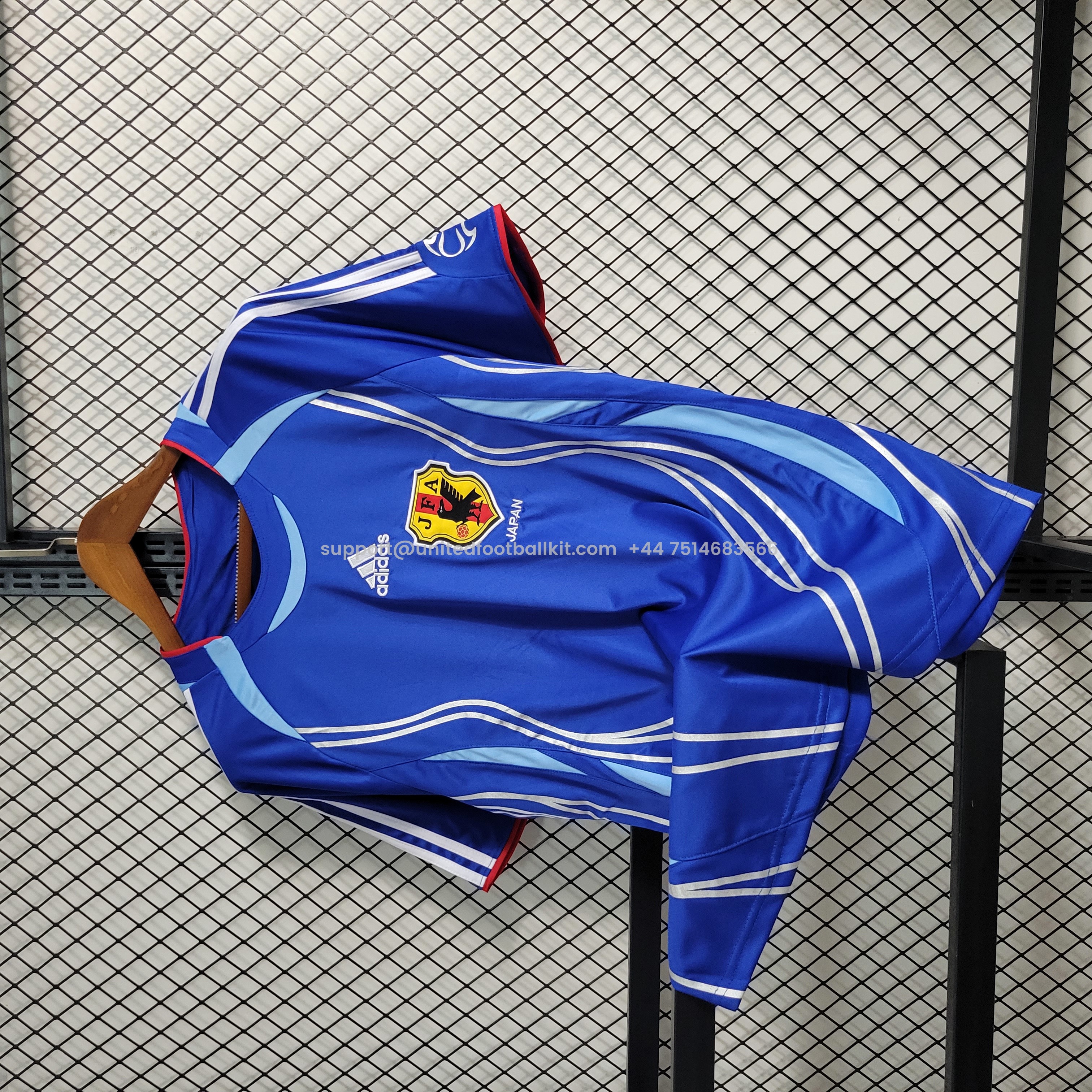 Unitedfootballkit.com | Retro Japan 2006 Home Stadium Jersey -Customize Name, Number and Patch | Worldwide Shipping