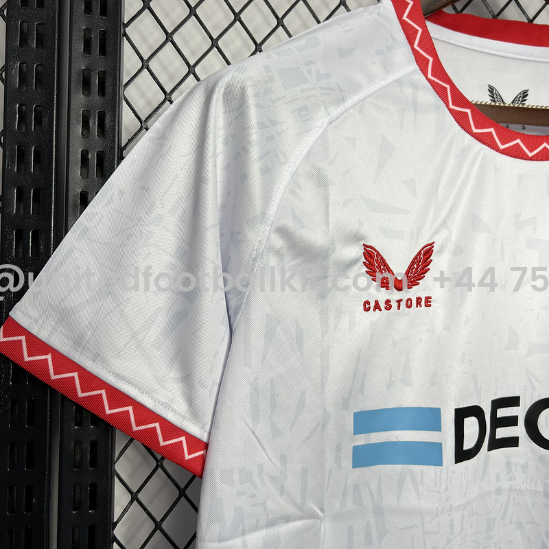 Unitedfootballkit.com | Sevilla 24-25 Home Stadium Jersey - Fans Version -Customize Name, Number and Patch | Worldwide Shipping