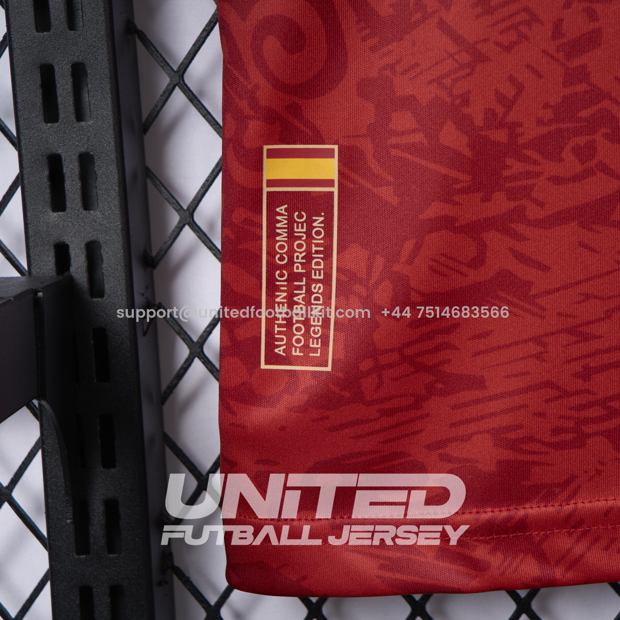 Unitedfootballkit.com | Spain 2024-25 COMMA Red Special Edition Jersey - Fans Version -Customize Name, Number and Patch | Worldwide Shipping