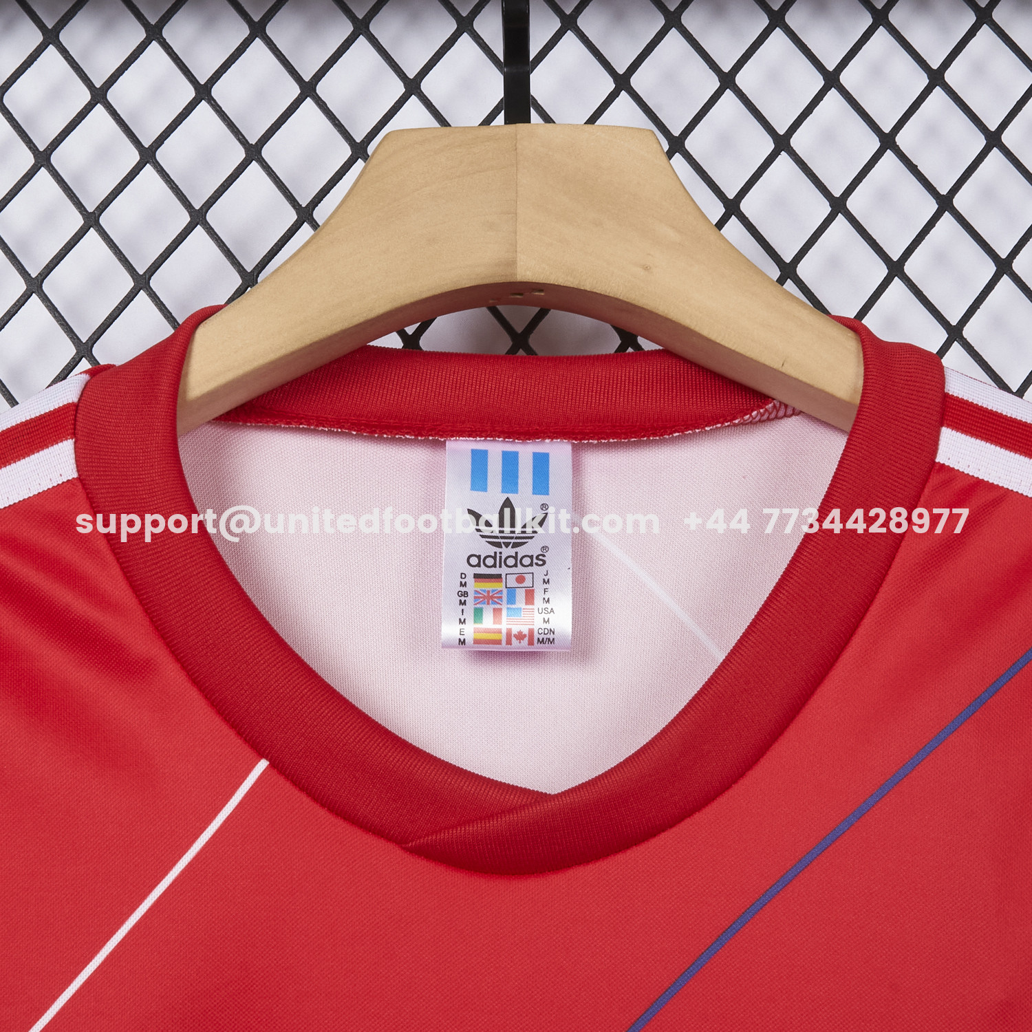 Unitedfootballkit.com | Retro Bayer 04 Leverkusen 1987-88 Home Red Jersey -Customize Name, Number and Patch | Worldwide Shipping