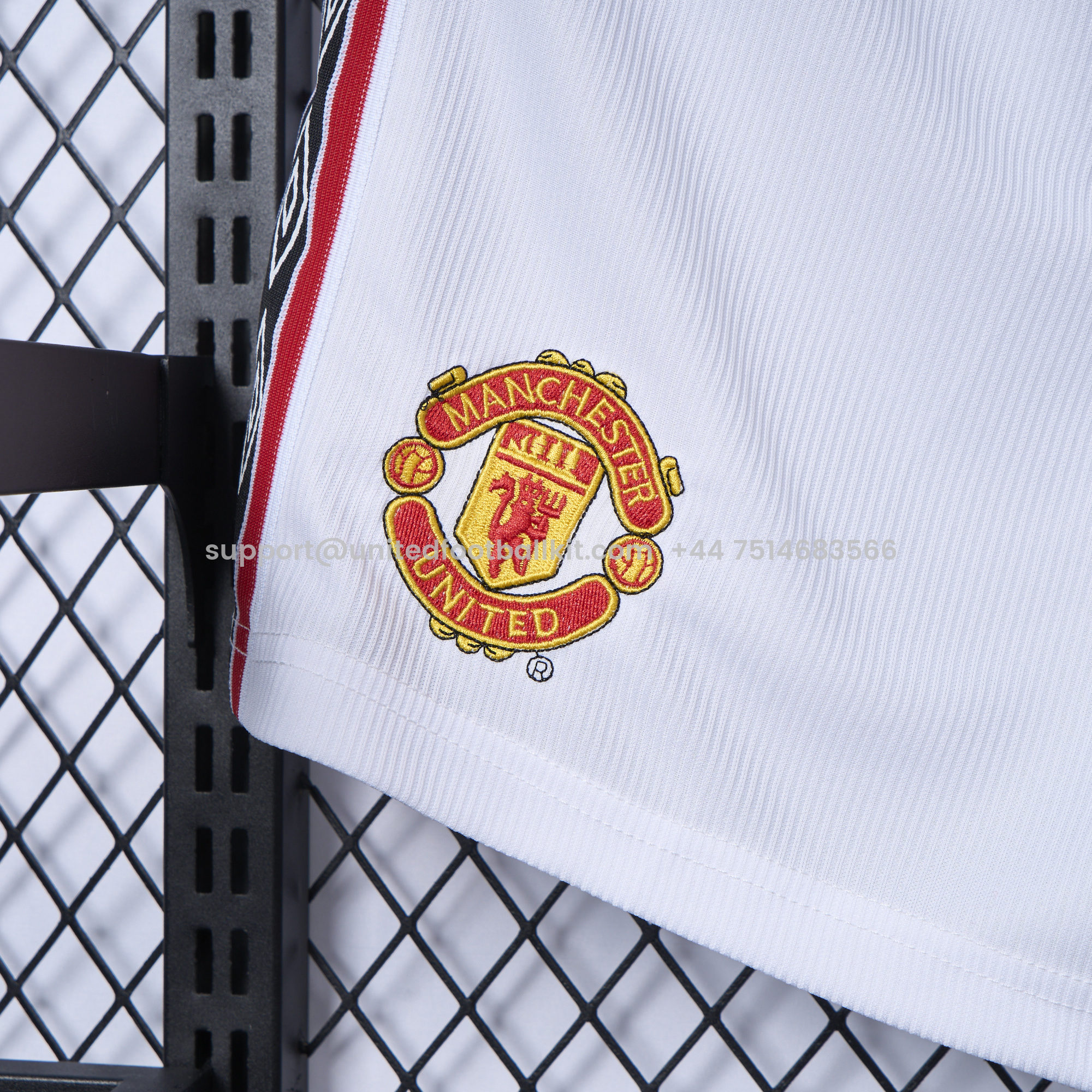 Unitedfootballkit.com | Retro Manchester United 1998-99 Home Shorts -Customize Name, Number and Patch | Worldwide Shipping