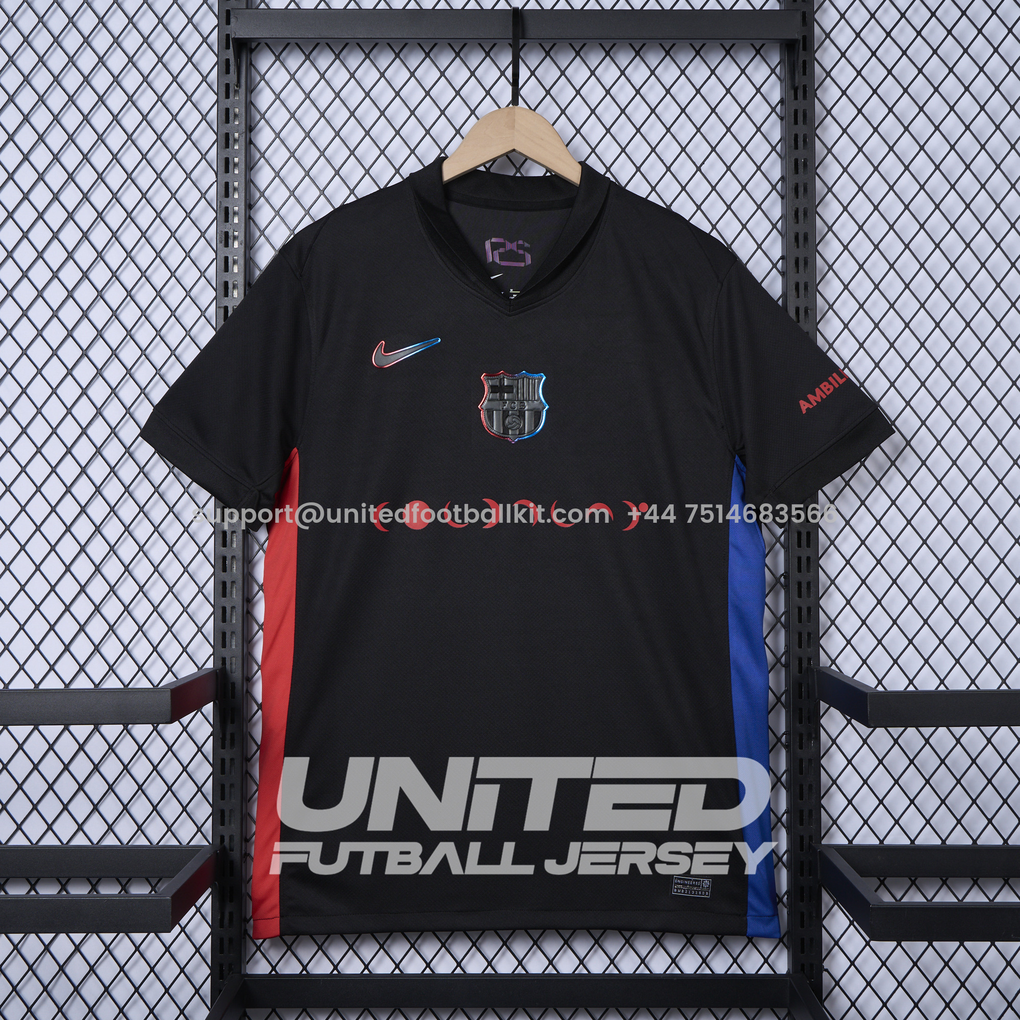 Unitedfootballkit.com | Barcelona X Coldplay 24-25 Away Co-Branded Jersey - Fans Version -Customize Name, Number and Patch | Worldwide Shipping
