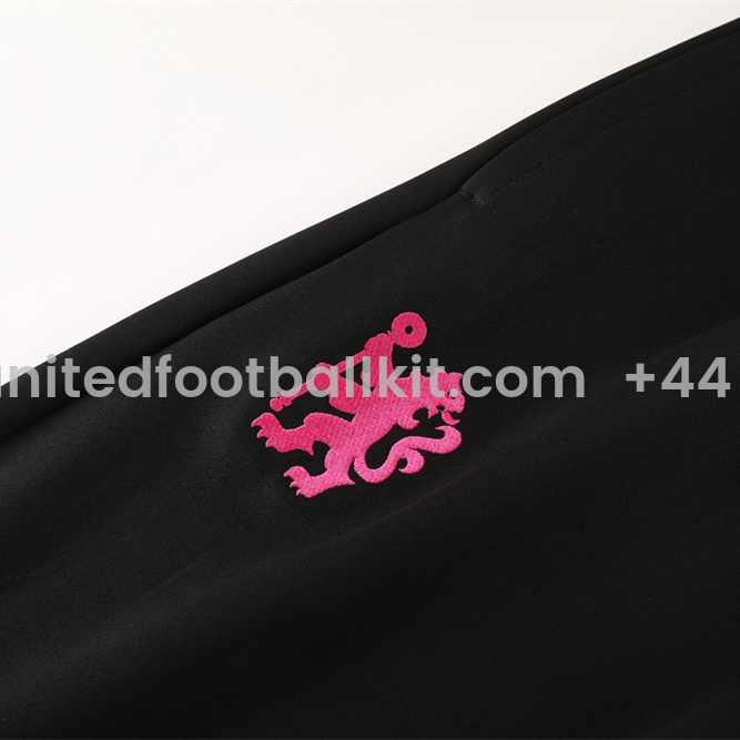 Unitedfootballkit.com | C.H.E.L.S.E.A 24-25 Jacket Training Tracksuit - Black -Customize Name, Number and Patch | Worldwide Shipping