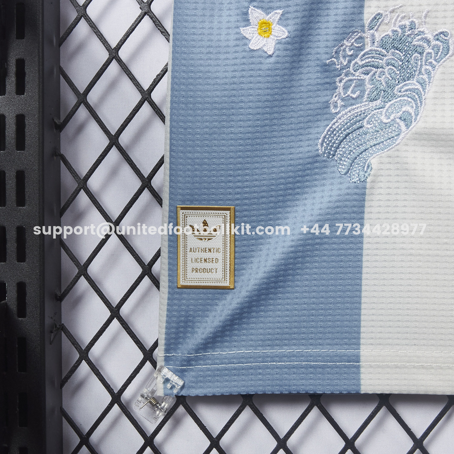 Unitedfootballkit.com | 【Embroidered Flower Version】Argentina 25-26 50th Anniversary Jersey - Player Version -Customize Name, Number and Patch | Worldwide Shipping