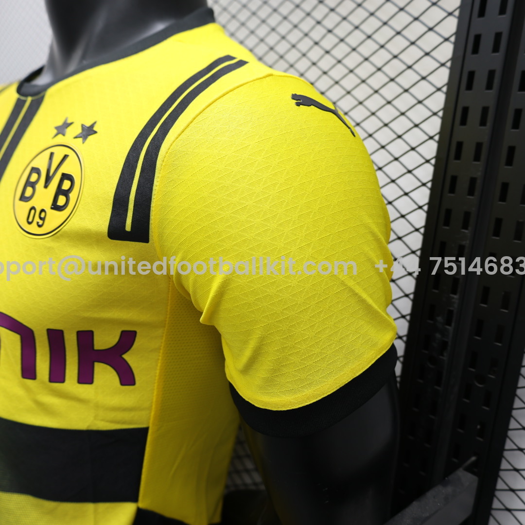 Unitedfootballkit.com | Dortmund 24-25 Cup Jersey - Player Version -Customize Name, Number and Patch | Worldwide Shipping