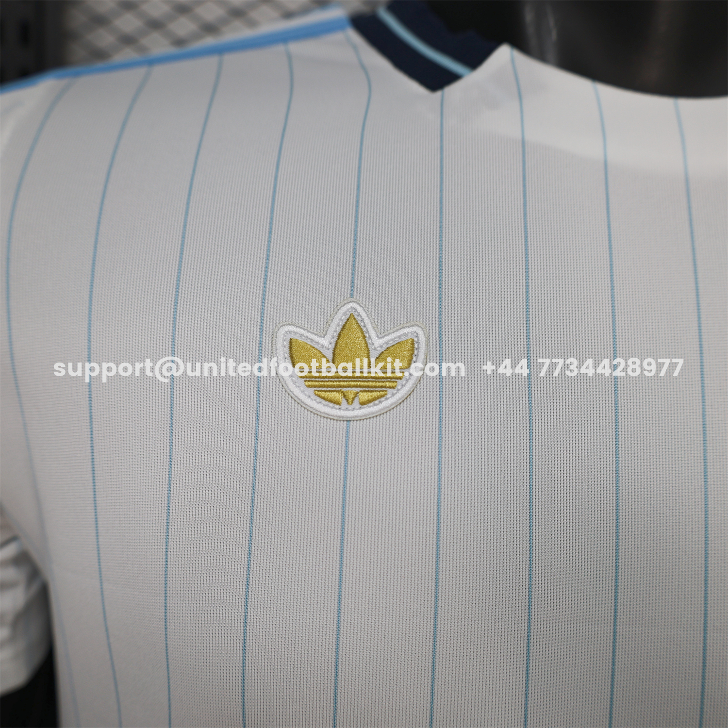 Unitedfootballkit.com | Argentina 2026 Terrace Icon Retro Casual Style White Jersey - Player Version -Customize Name, Number and Patch | Worldwide Shipping