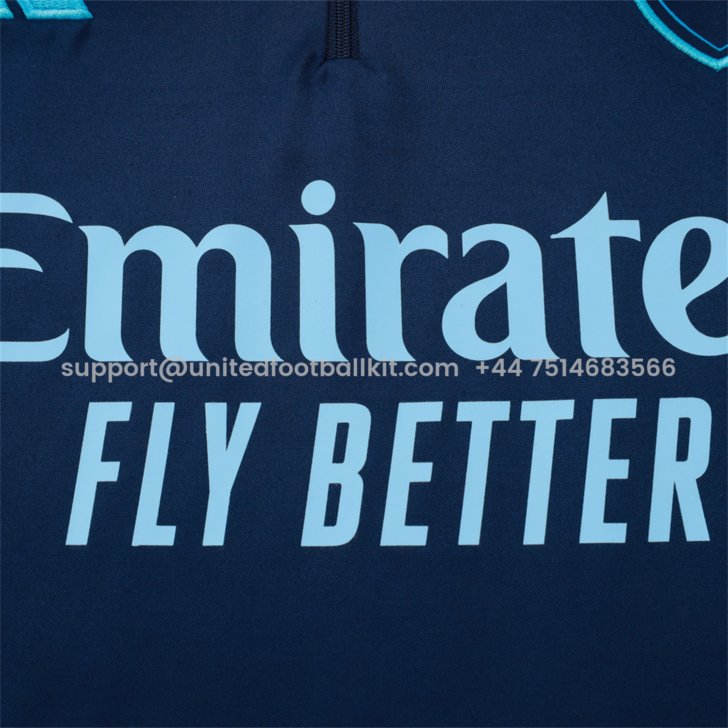 Unitedfootballkit.com | Arsenal 25-26 Long Sleeve Training Set - Deep Blue -Customize Name, Number and Patch | Worldwide Shipping