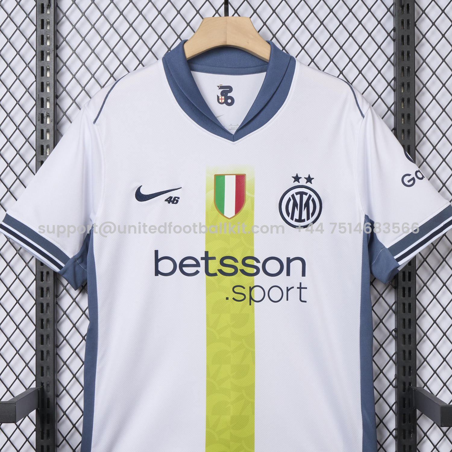 Unitedfootballkit.com | Inter Milan 24-25 Valentino Rossi Special Edition Away Jersey - Fans Version -Customize Name, Number and Patch | Worldwide Shipping