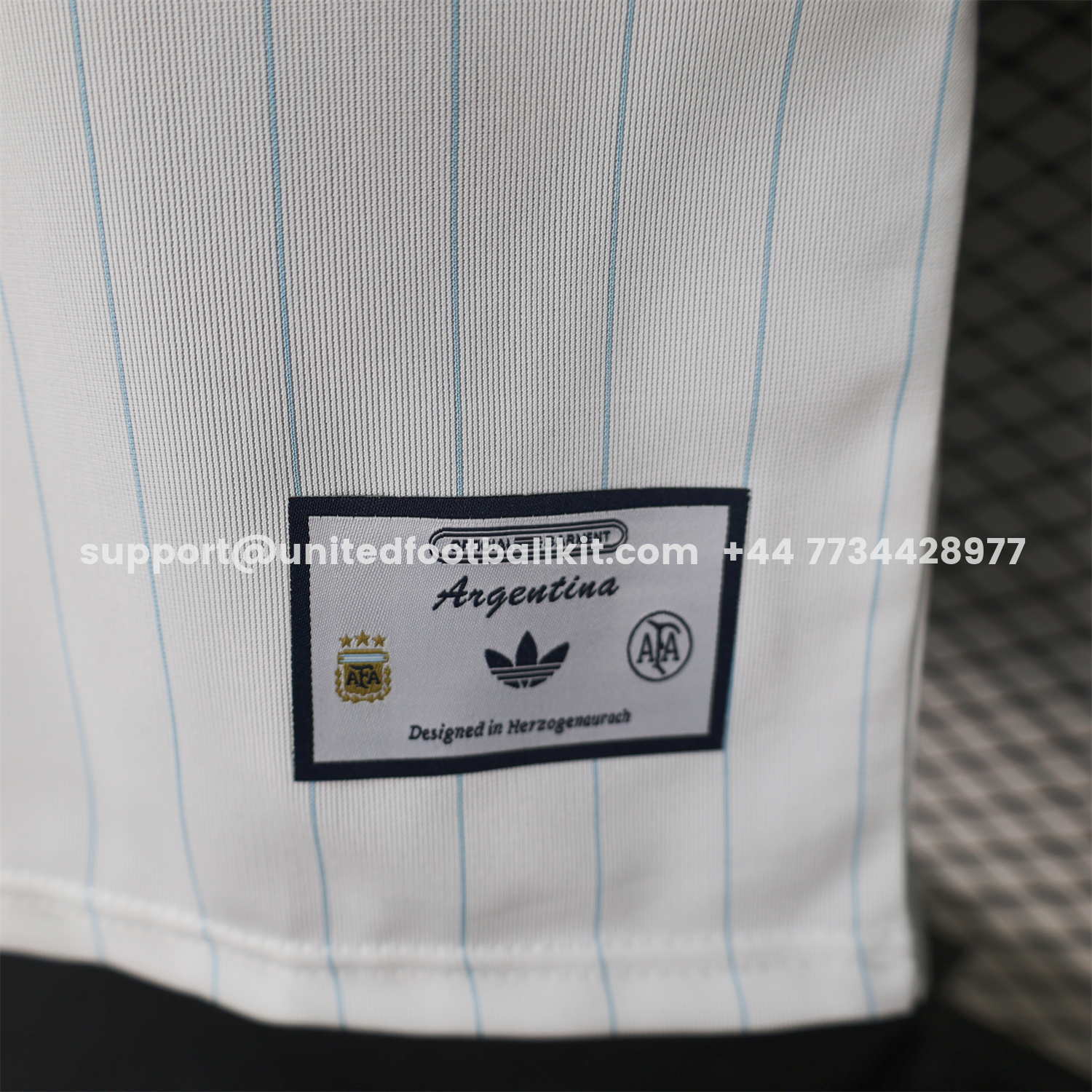 Unitedfootballkit.com | Argentina 2026 Terrace Icon Retro Casual Style White Jersey - Player Version -Customize Name, Number and Patch | Worldwide Shipping