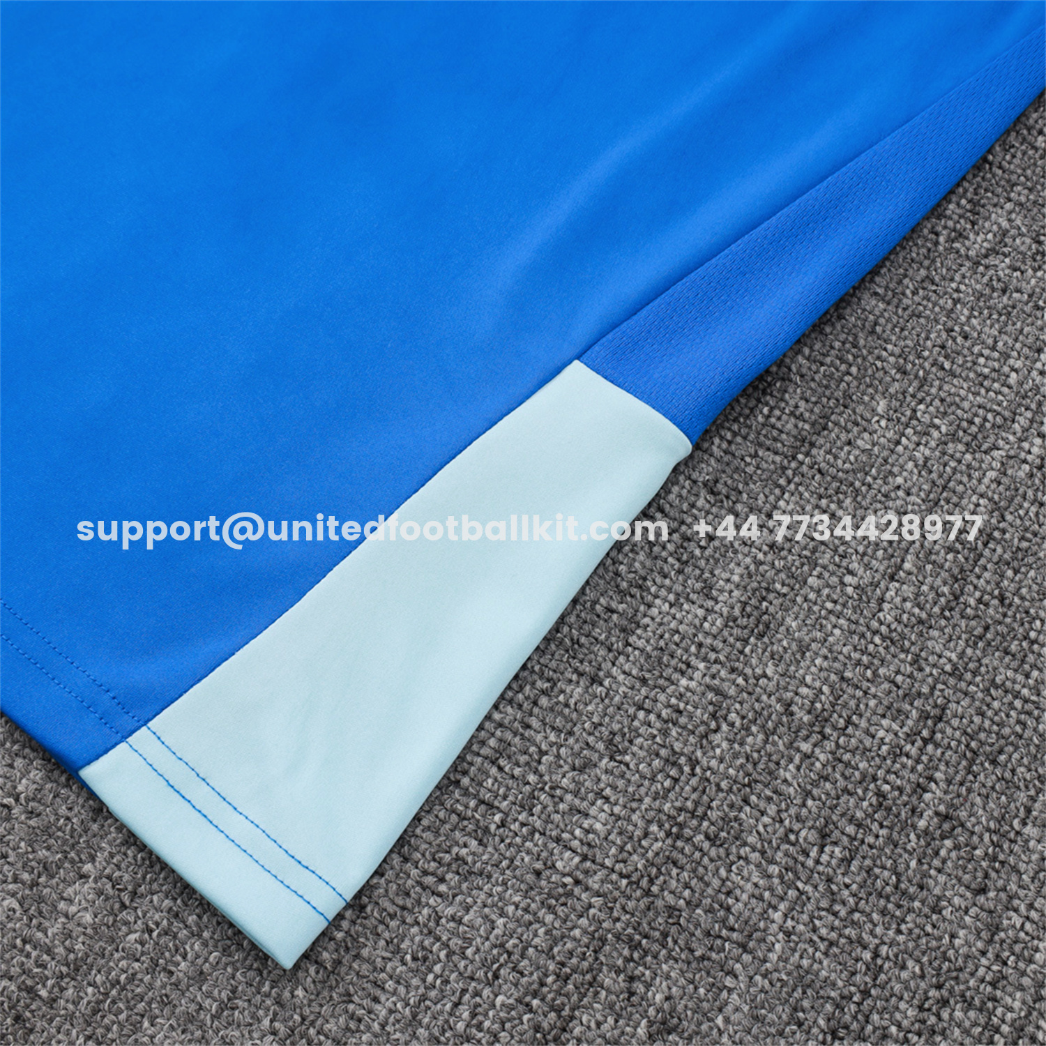 Unitedfootballkit.com | Cruzeiro 25-26 Vest Training Set - Ocean Blue Vest and Dark Blue Shorts -Customize Name, Number and Patch | Worldwide Shipping