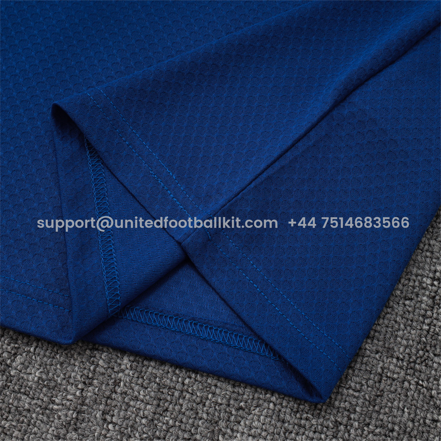 Unitedfootballkit.com | Arsenal 25-26 Throwback Trefoil Short-Sleeve Training Set - Royal Blue Top and Shorts -Customize Name, Number and Patch | Worldwide Shipping