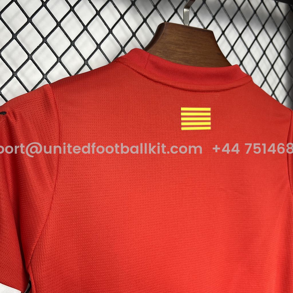 Unitedfootballkit.com | Girona 24-25 Home Stadium Kids Kit -Customize Name, Number and Patch | Worldwide Shipping